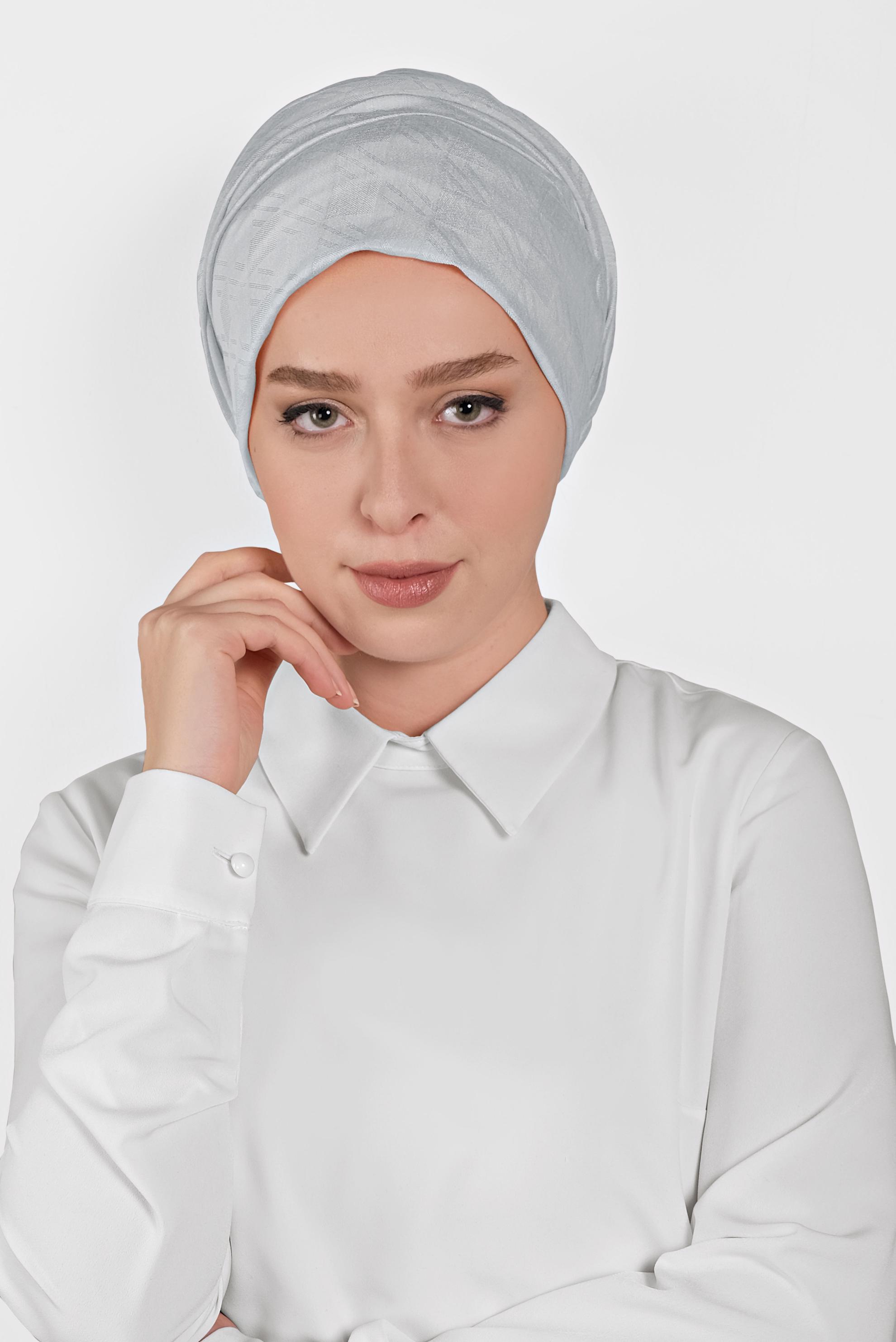 Tesettür giyim GÜMÜŞ 8015 ALVİNA KÜP DESEN ŞAL