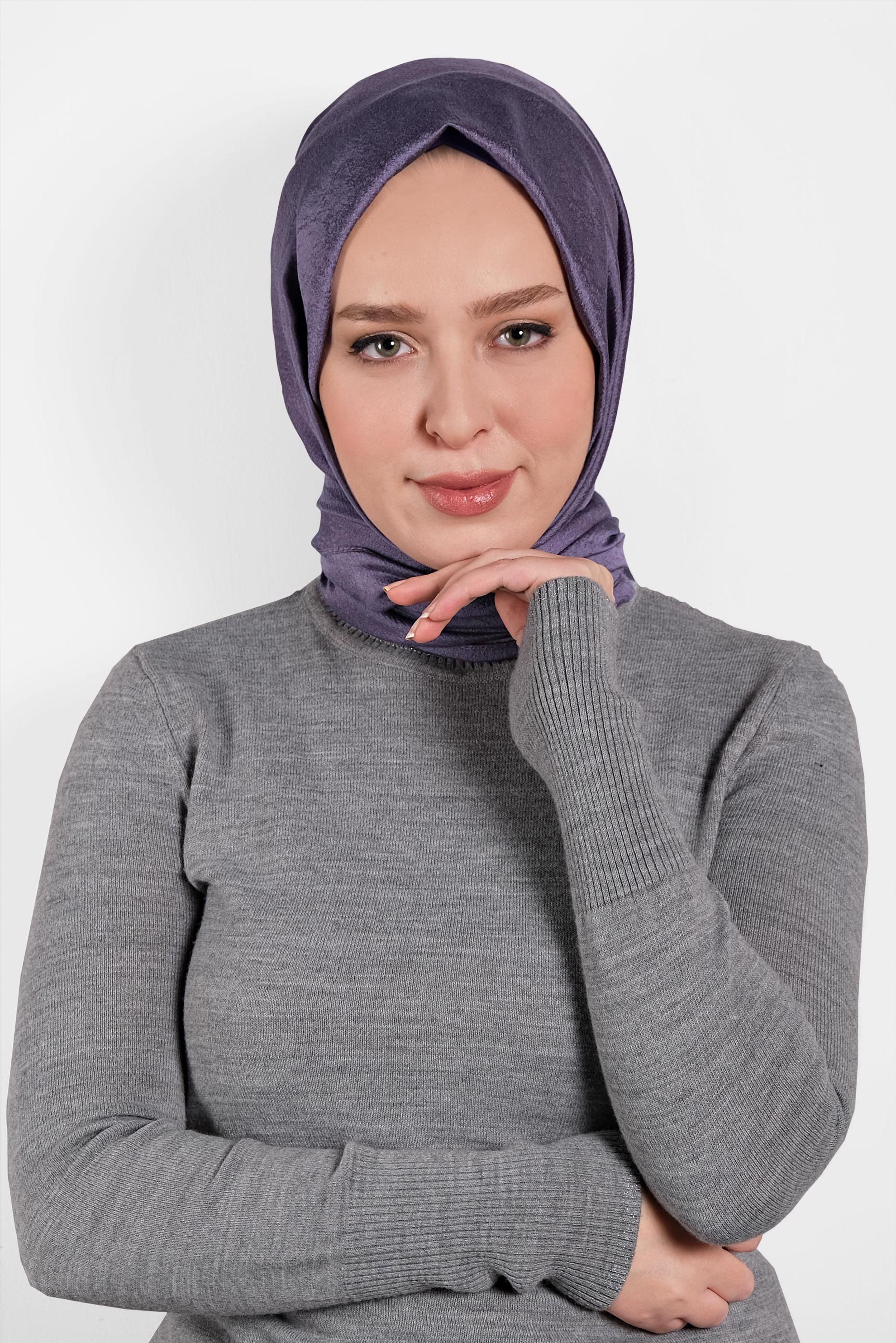 Tesettür giyim MOR 8016 ALVİNA KUMLU ŞAL