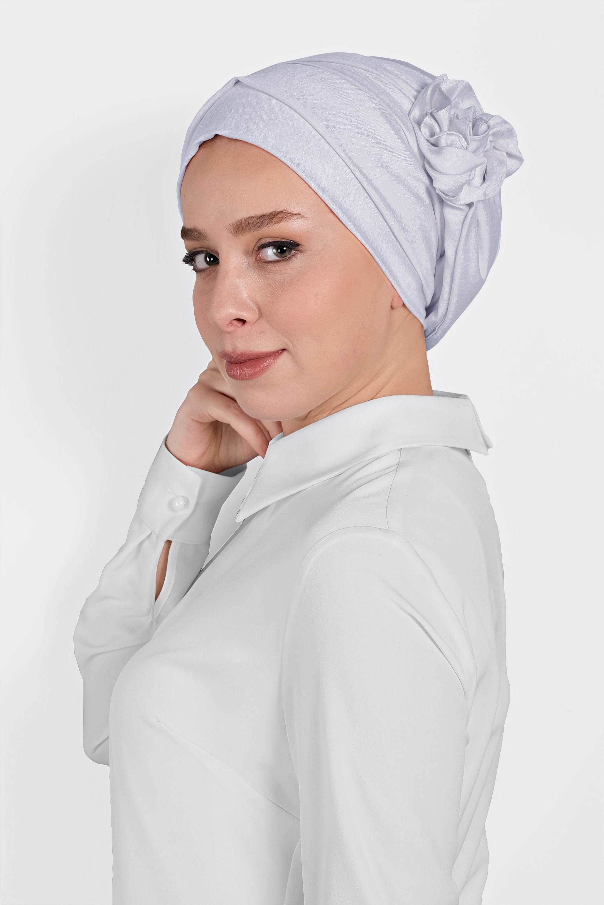 Tesettür giyim GÜMÜŞ 8016 ALVİNA KUMLU ŞAL