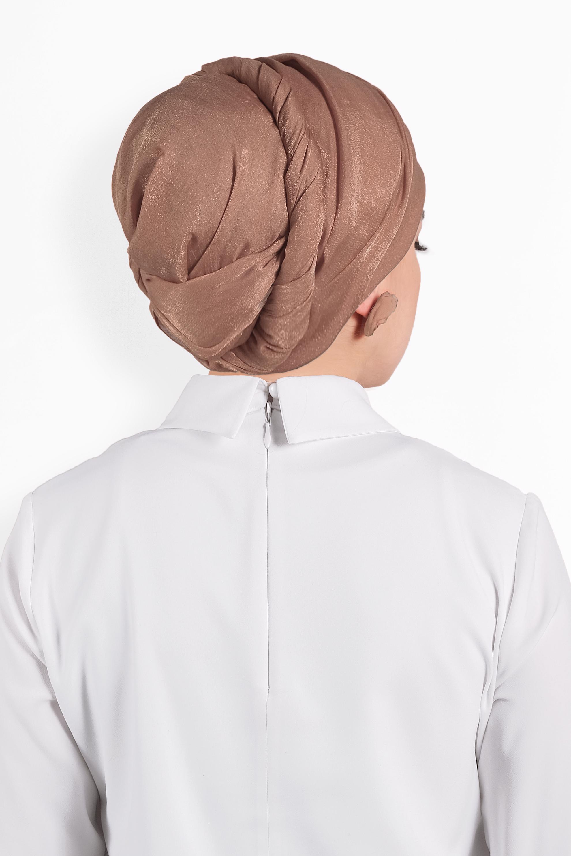 Tesettür giyim PEMBE 8017 ALVİNA PIRILTI ŞAL