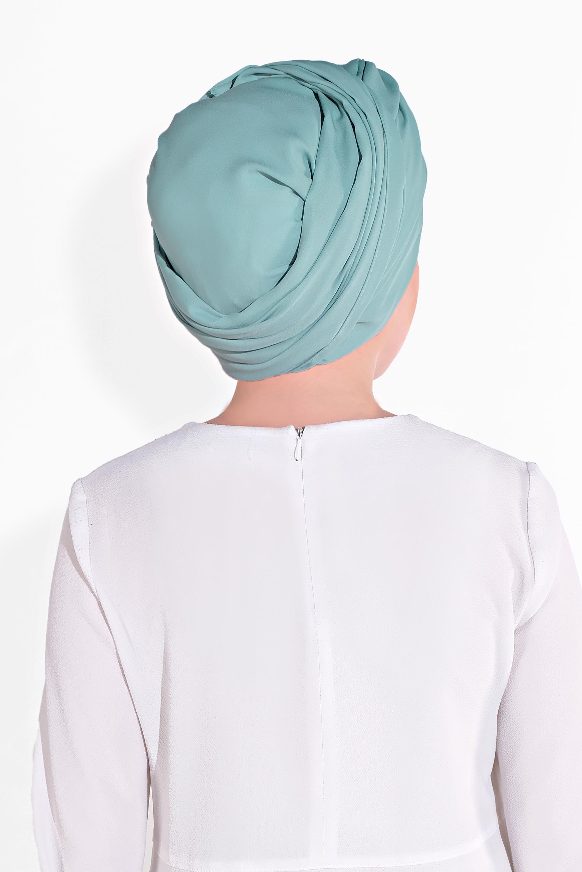 Tesettür giyim MAVİ 8023 ALVİNA KREP ŞİFON ŞAL