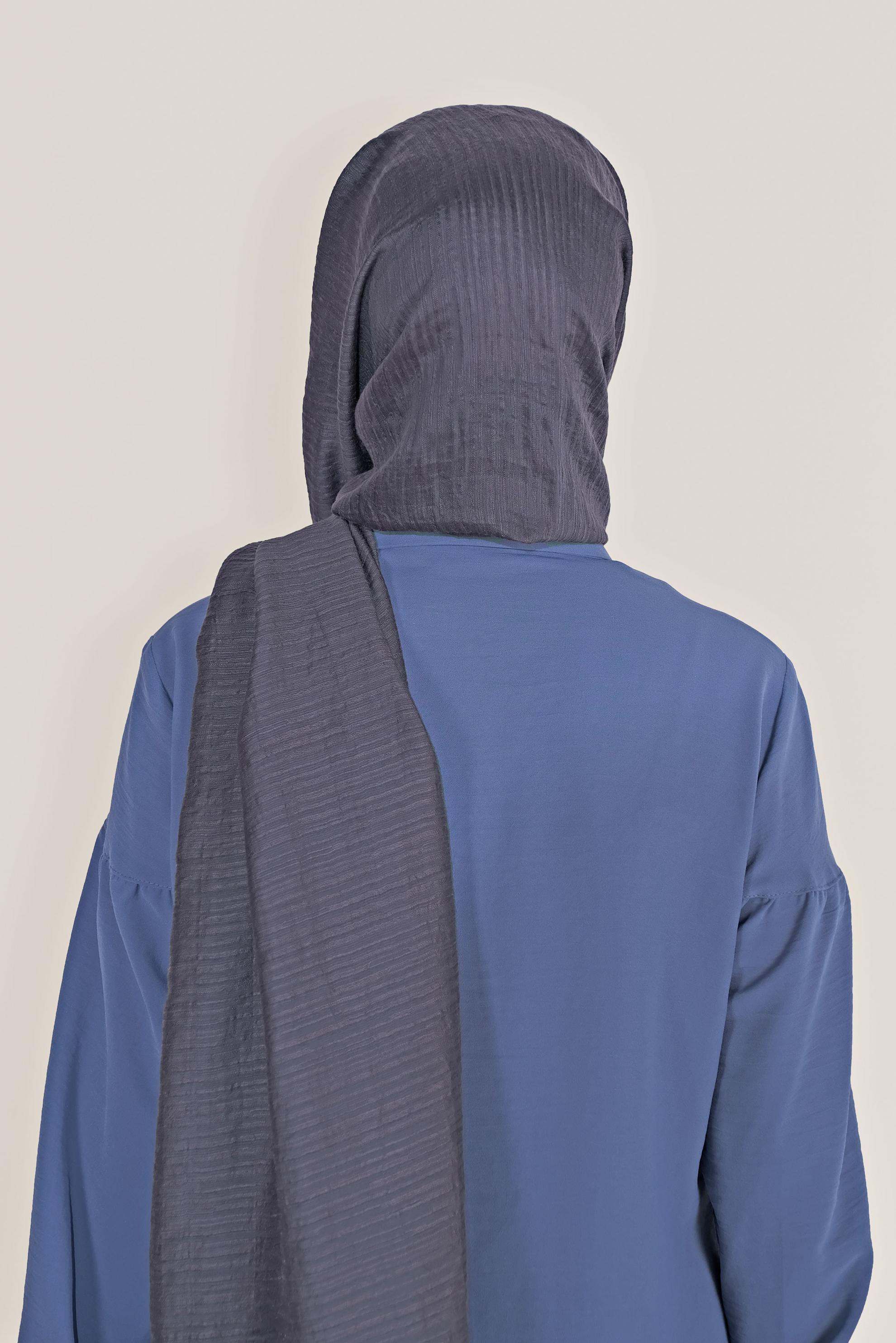 Tesettür giyim GRİ 8039 ALVİNA OSMANLI ŞAL