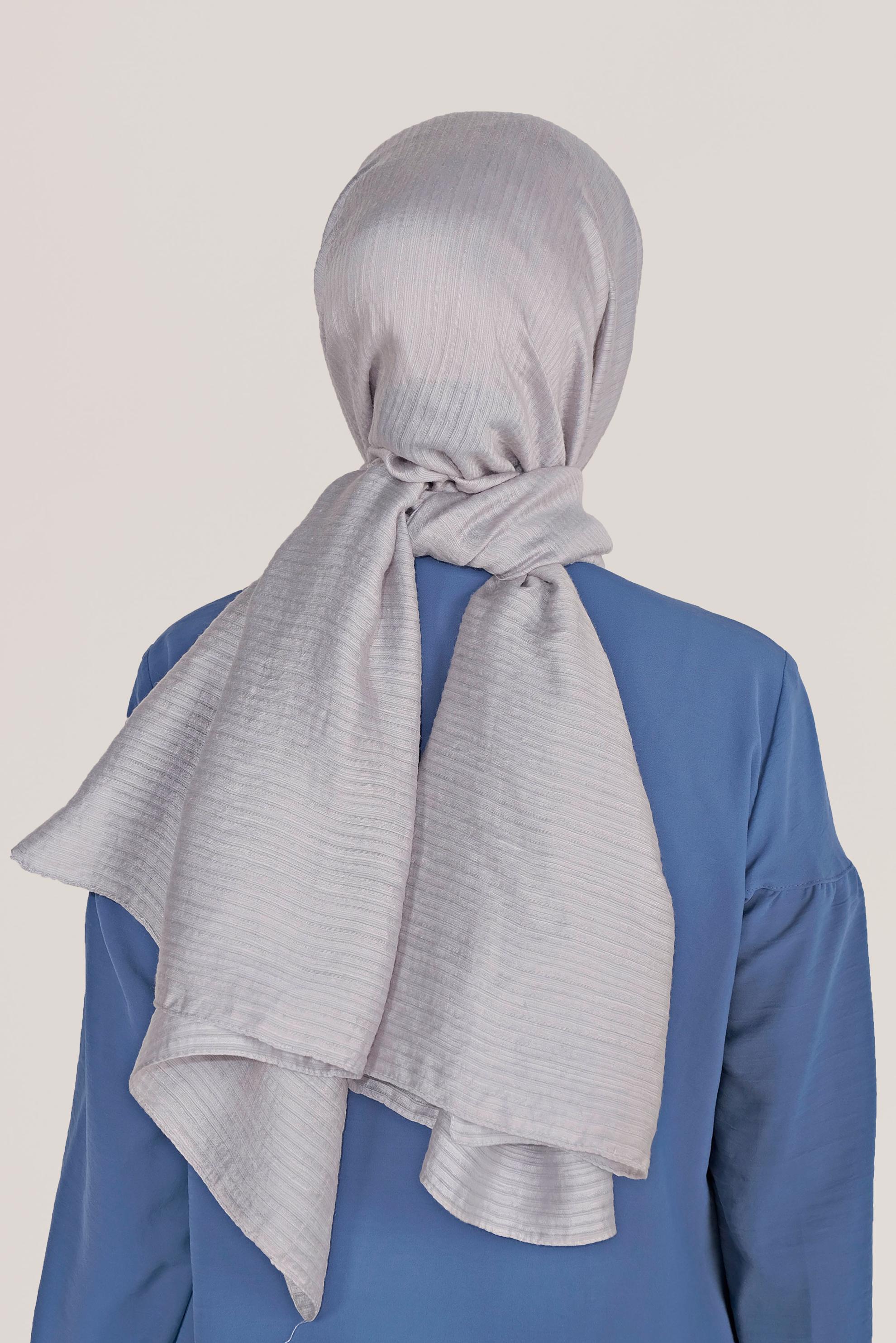 Tesettür giyim GÜMÜŞ 8039 ALVİNA OSMANLI ŞAL