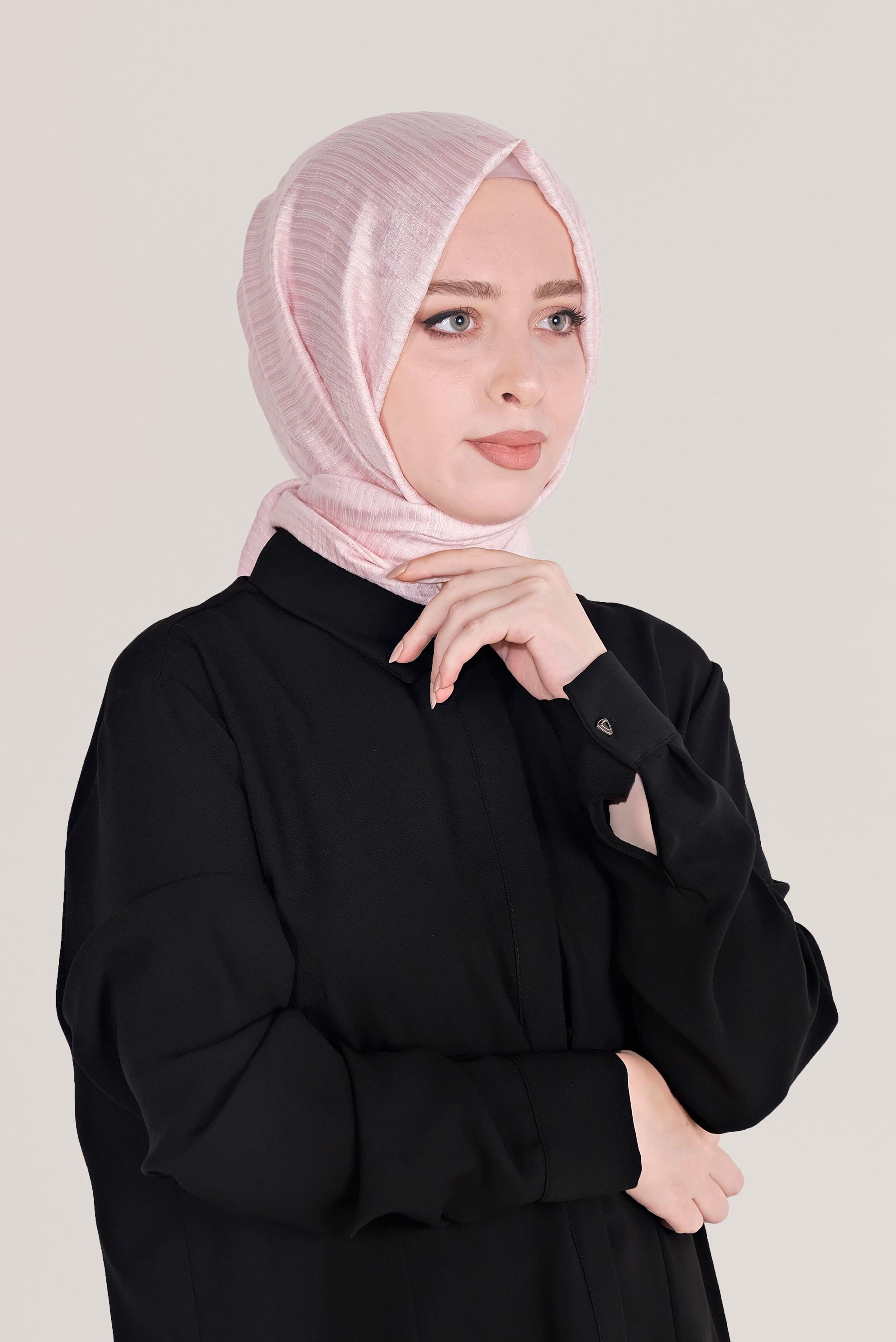 Tesettür giyim PUDRA 8039 ALVİNA OSMANLI ŞAL