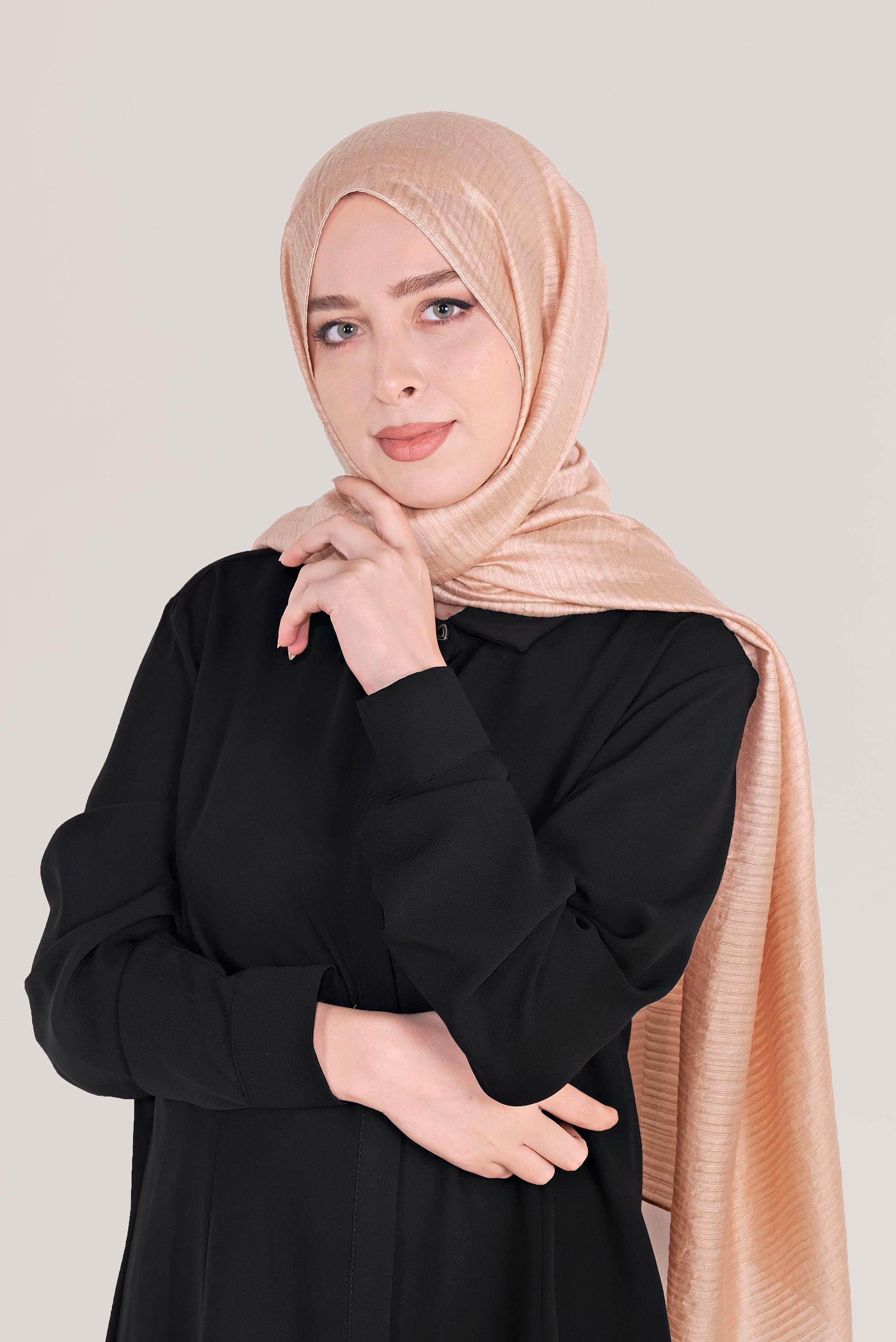 Tesettür giyim PUDRA 8039 ALVİNA OSMANLI ŞAL