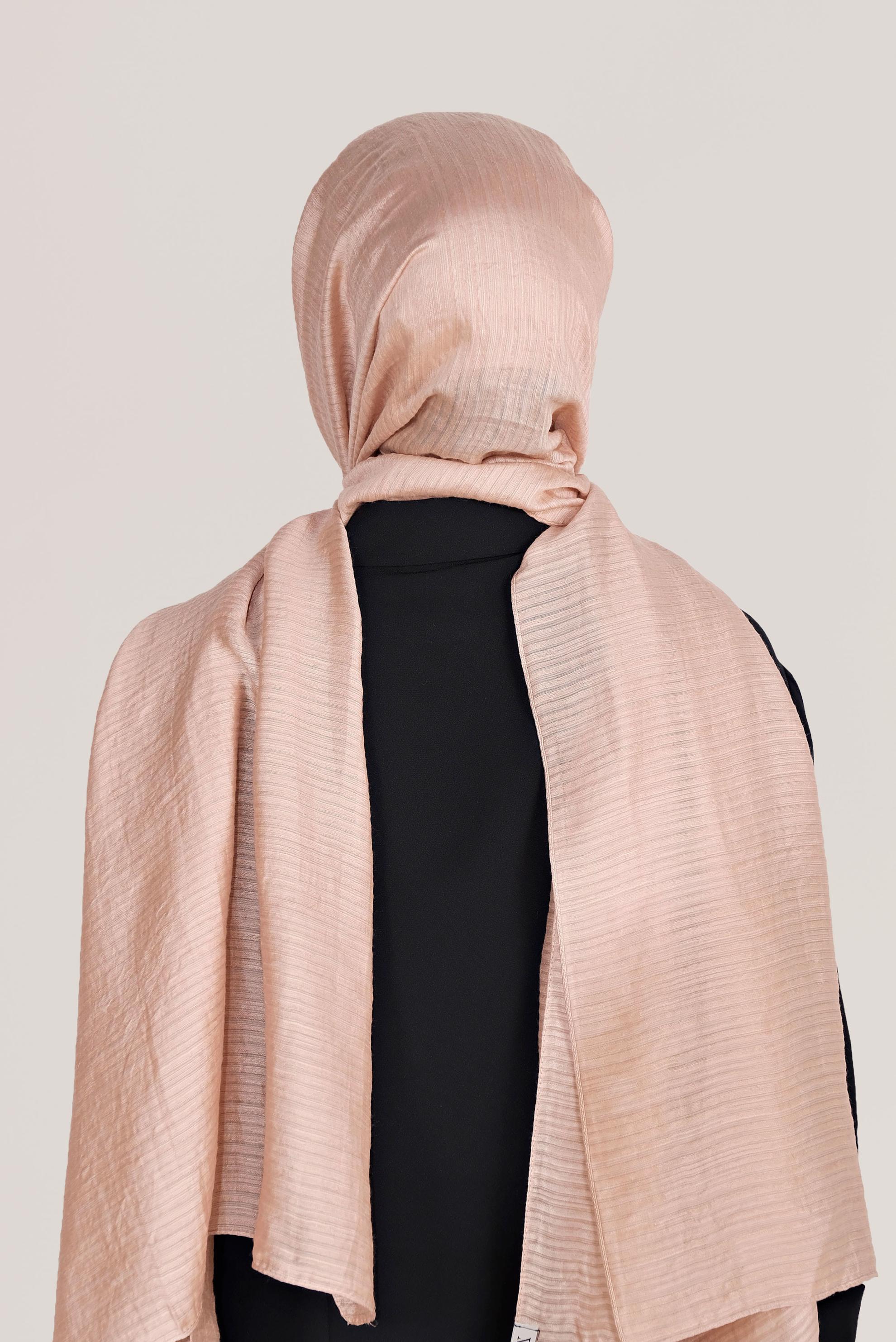 Tesettür giyim PUDRA 8039 ALVİNA OSMANLI ŞAL