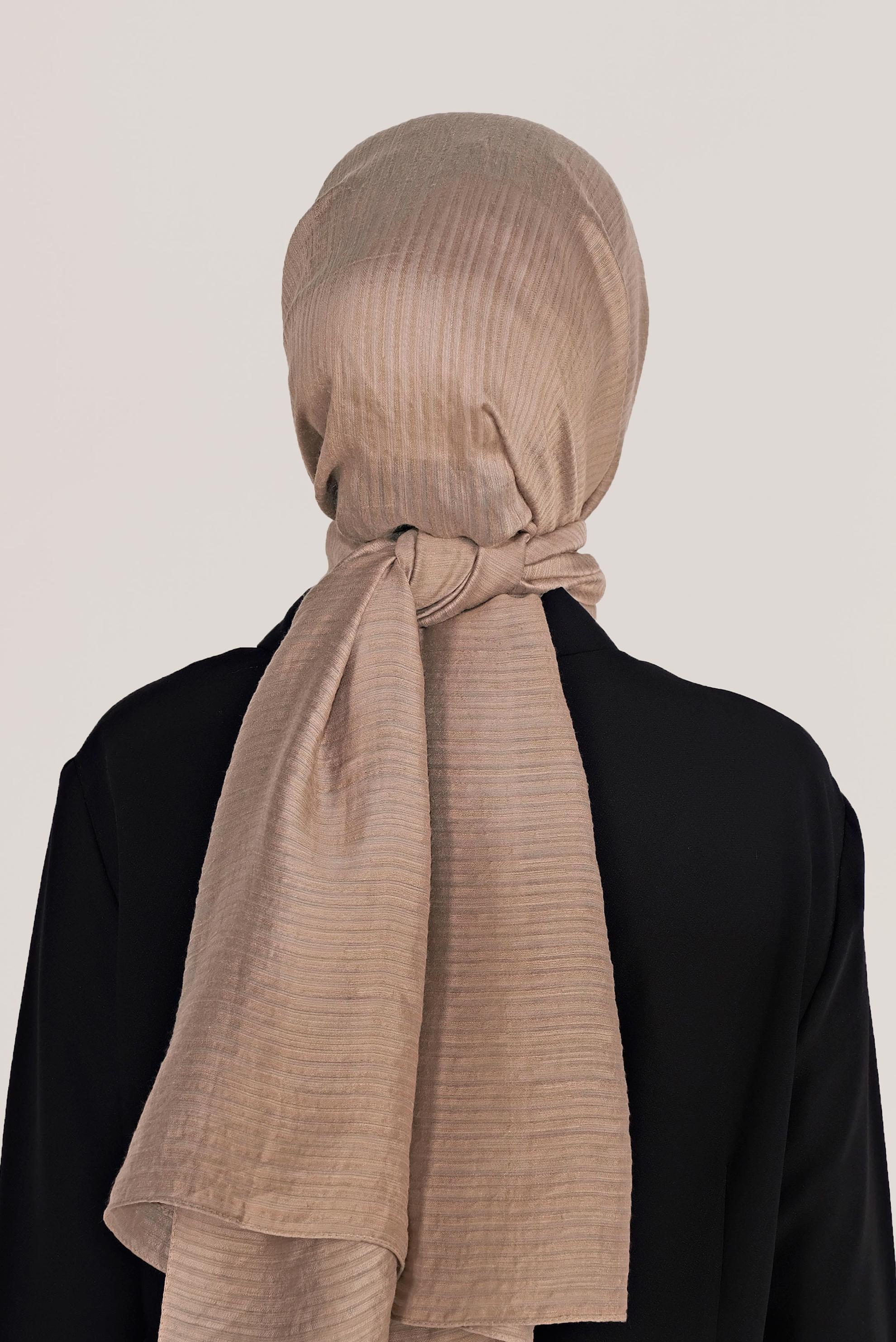 Tesettür giyim VİZON 8039 ALVİNA OSMANLI ŞAL