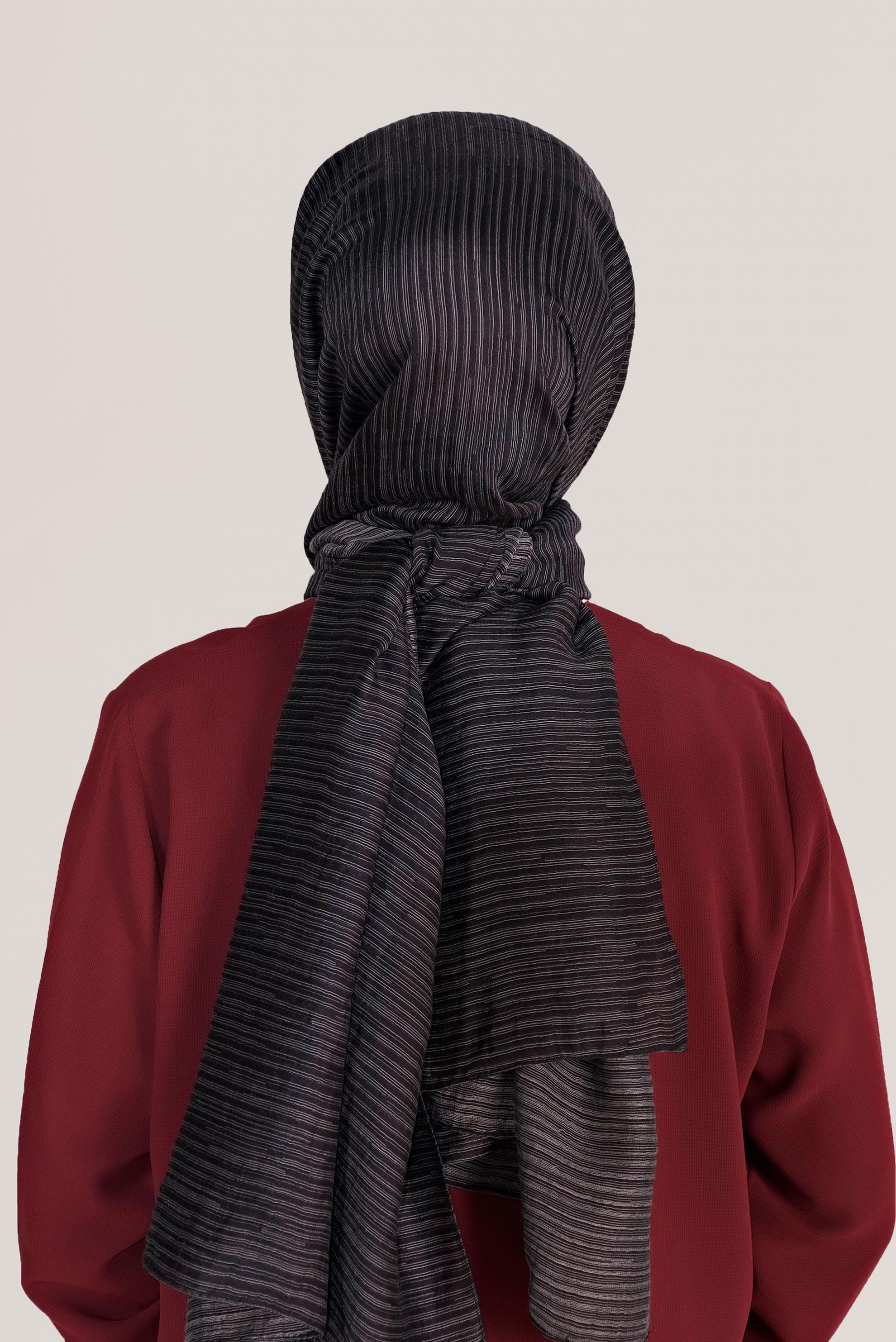 Tesettür giyim GÜMÜŞ 8039 ALVİNA OSMANLI ŞAL