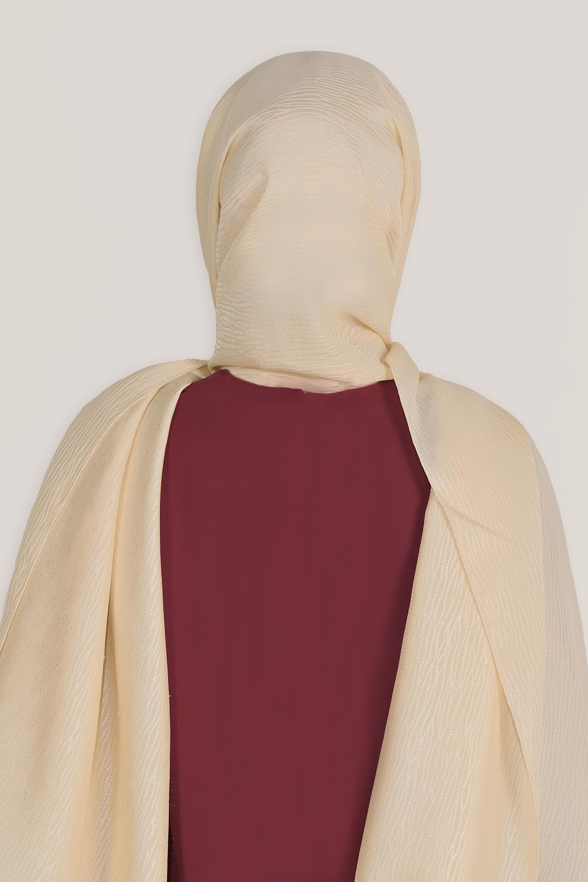 Tesettür giyim ALTIN 8043 ALVİNA HARE DESEN ŞAL