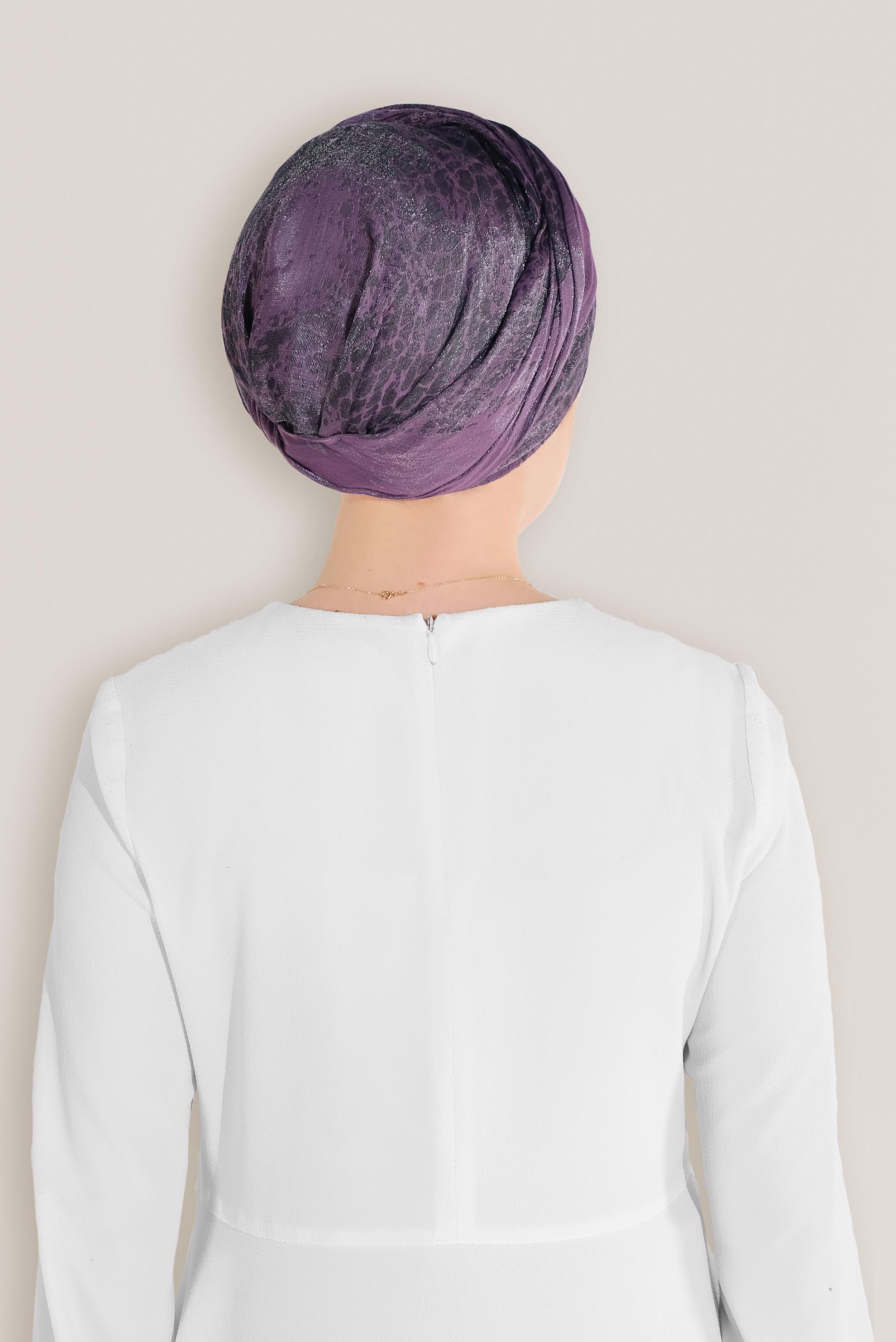 Tesettür giyim MOR 8045 ALVİNA ROSS ŞAL