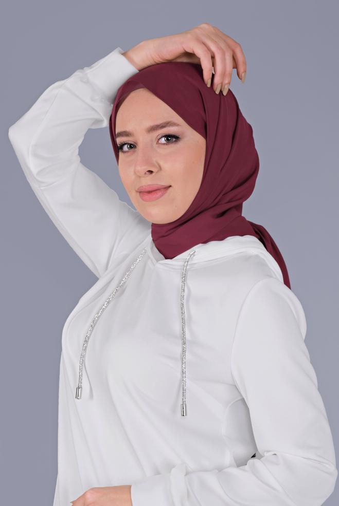 Tesettür giyim  ALVİNA ŞİFON ŞAL 8059  - ALVİNA