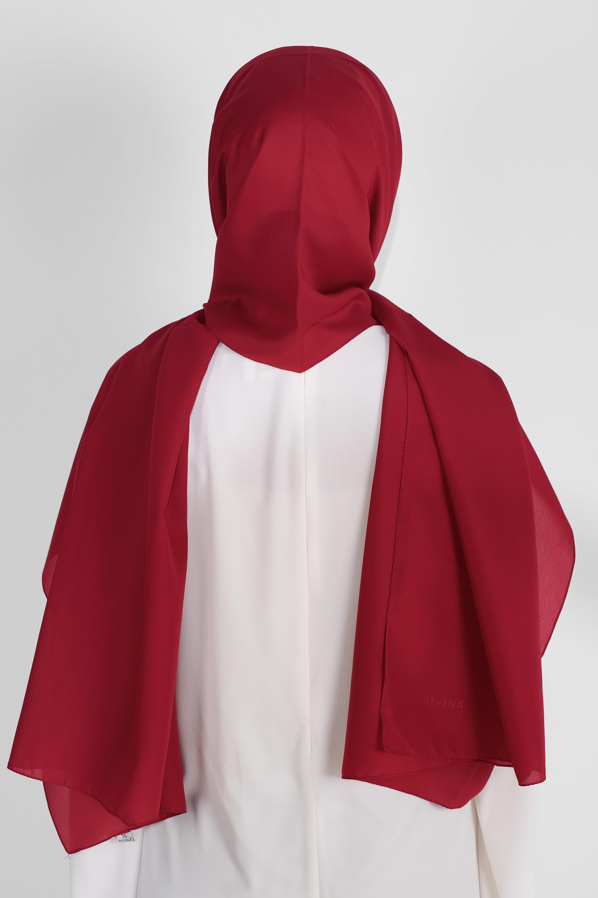 Tesettür giyim NARÇİÇEĞİ ALVİNA ŞİFON ŞAL 8059 