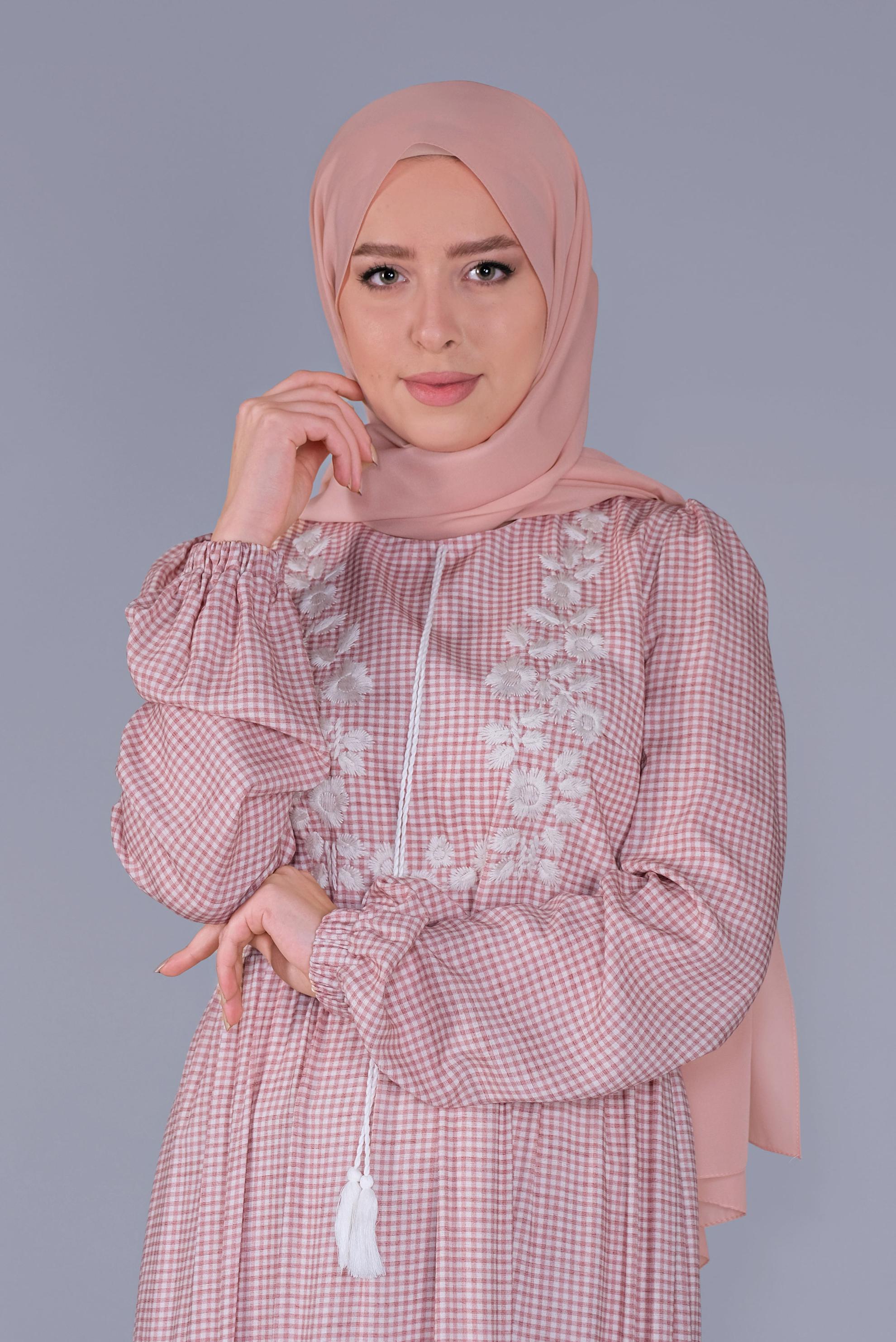 Vêtements hijab CORAIL CHÂLE MOUSSELINE ALVINA 8059