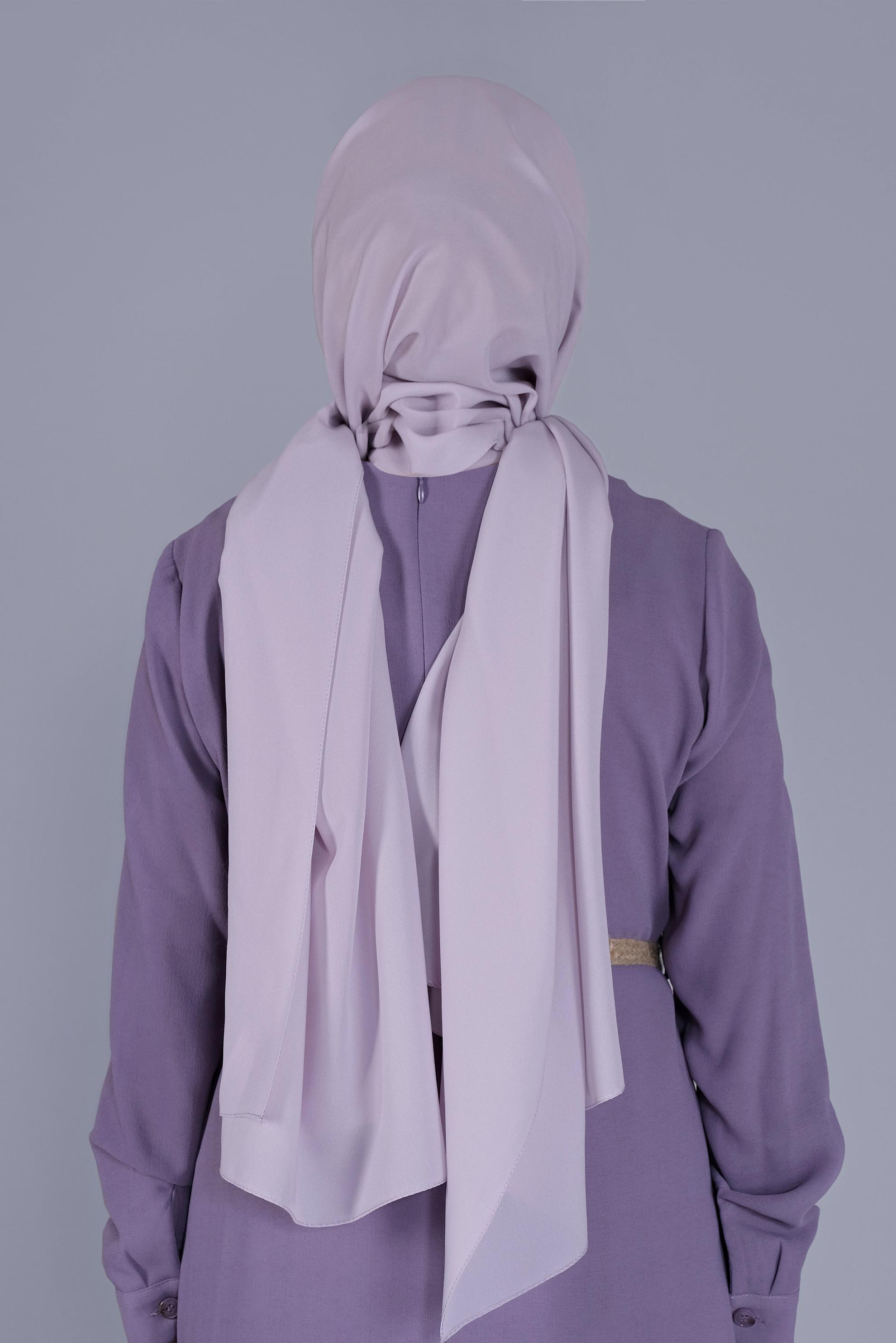 Tesettür giyim RENKSİZ ALVİNA ŞİFON ŞAL 8059 