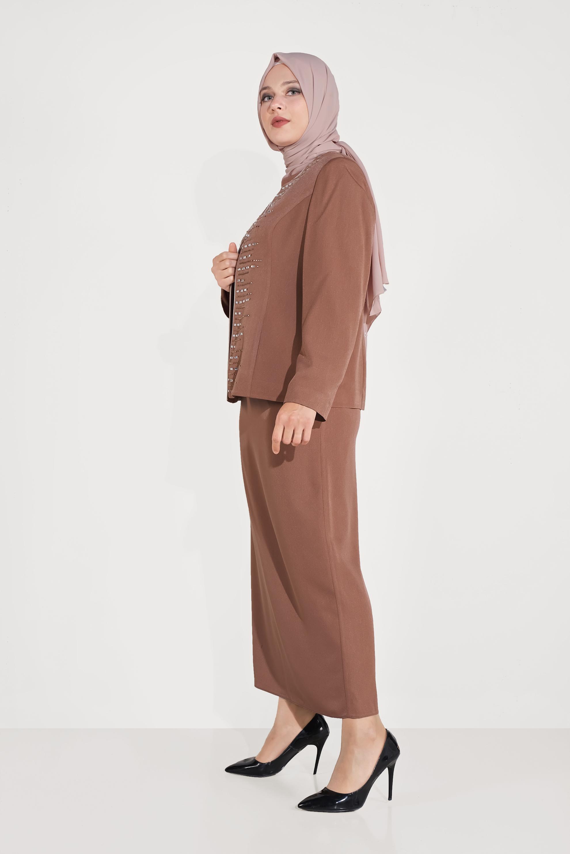 Vêtements hijab TABA TAILLEUR EMBELLIE 30053 