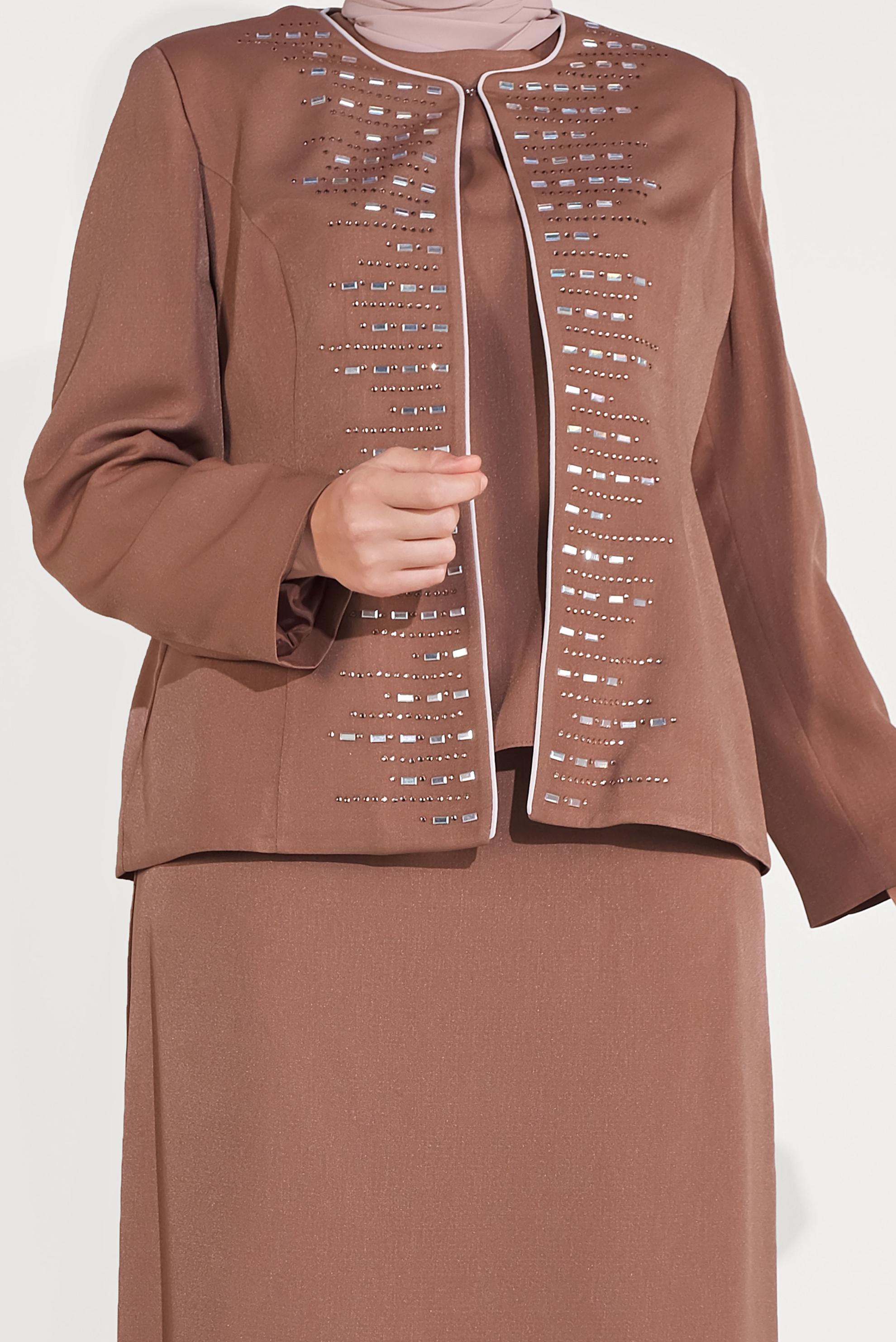 Vêtements hijab TABA TAILLEUR EMBELLIE 30053 