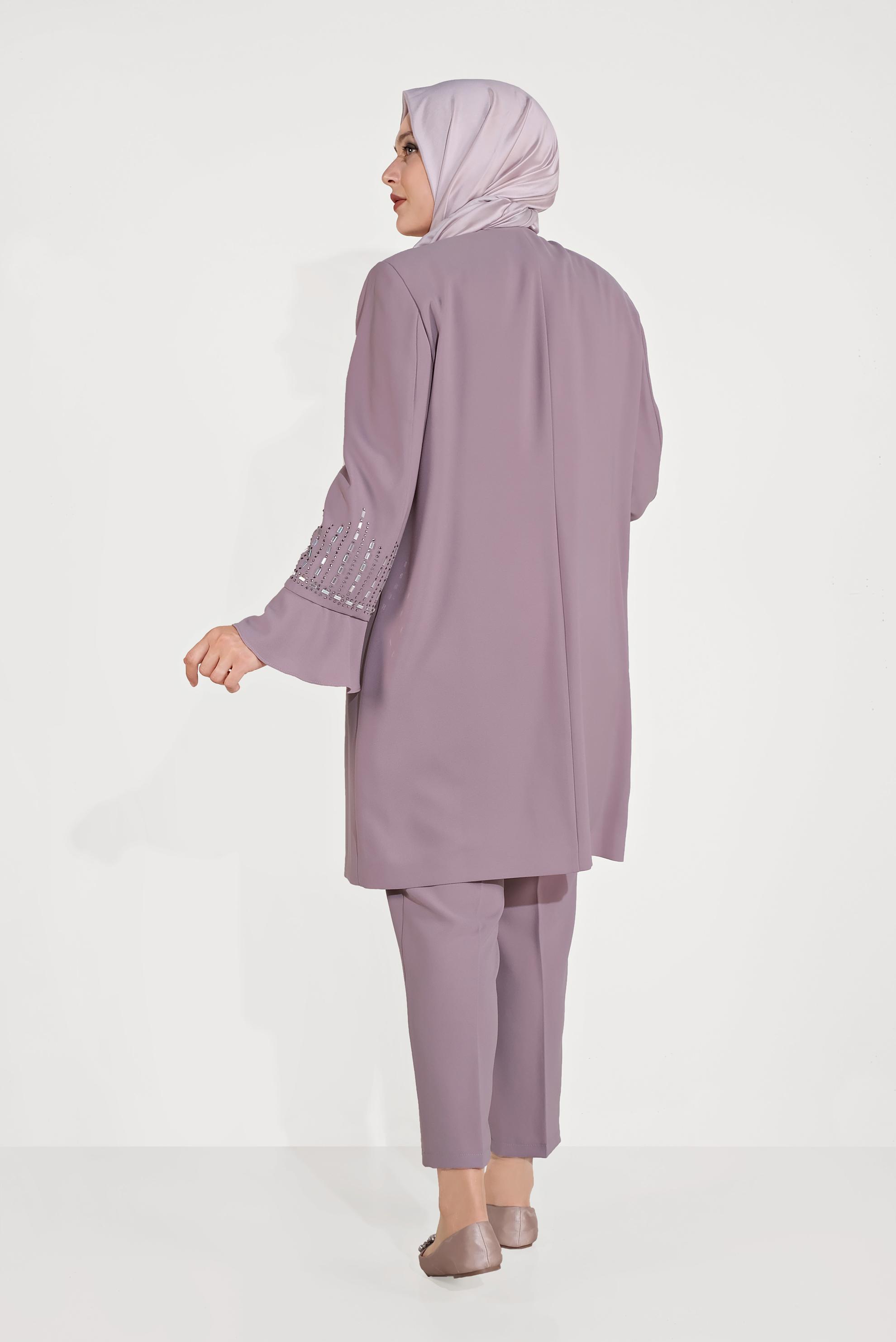 Hijab clothing POWDER EMBELLISHED SUIT 30026