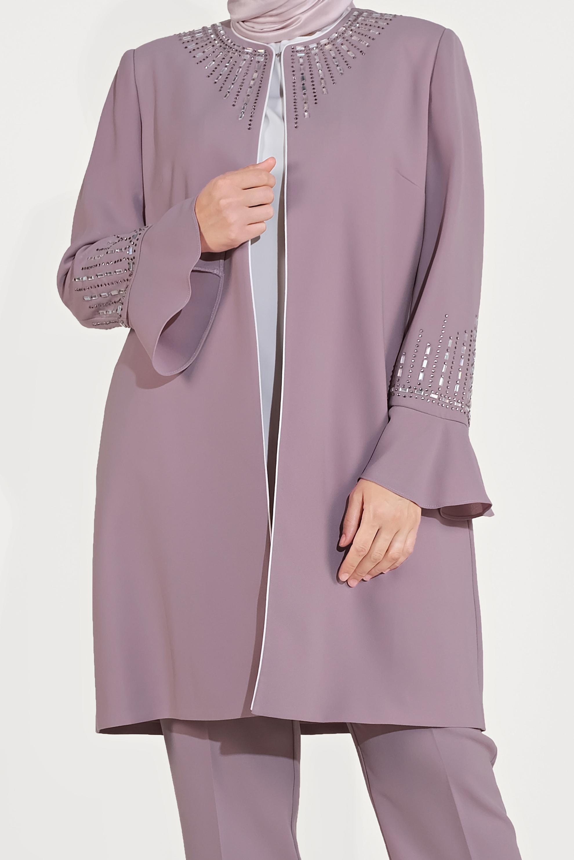 Hijab clothing POWDER EMBELLISHED SUIT 30026