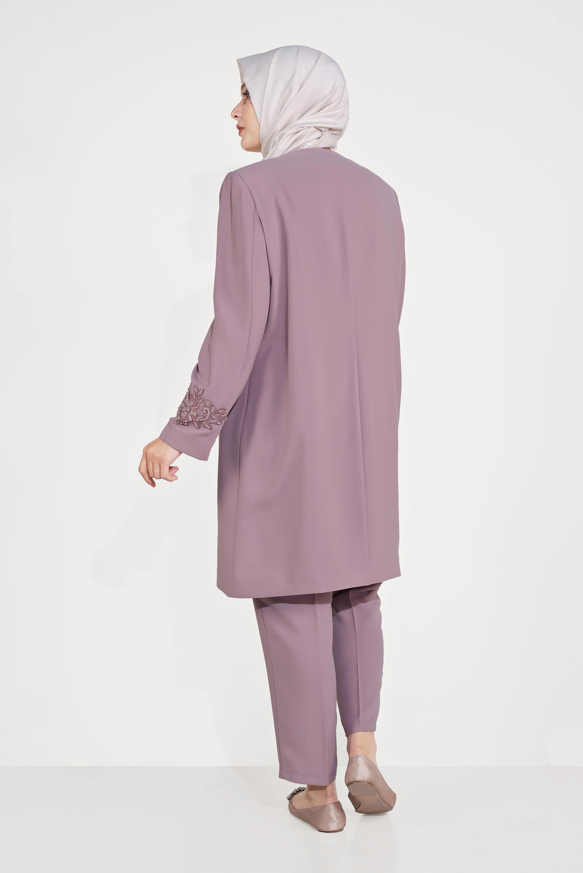 Hijab clothing POWDER EMBELLISHED SUIT 30027 