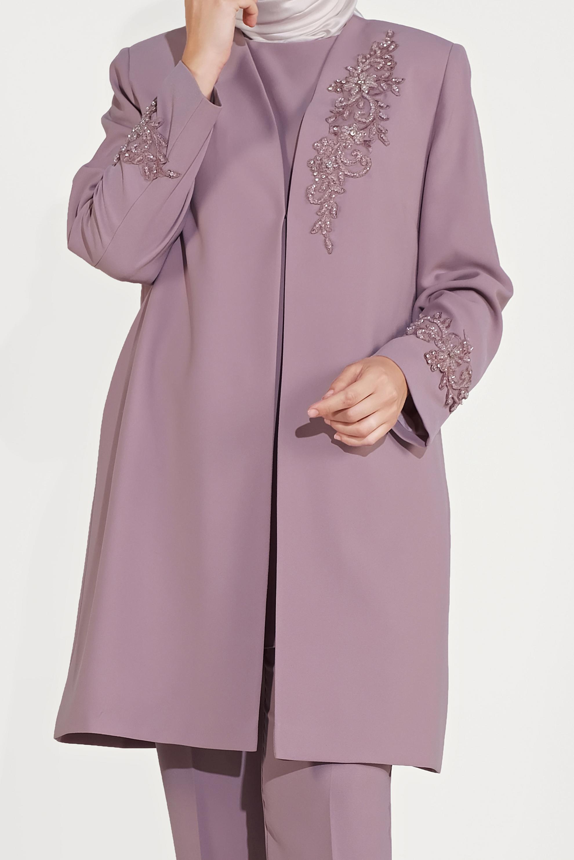 Hijab clothing POWDER EMBELLISHED SUIT 30027 