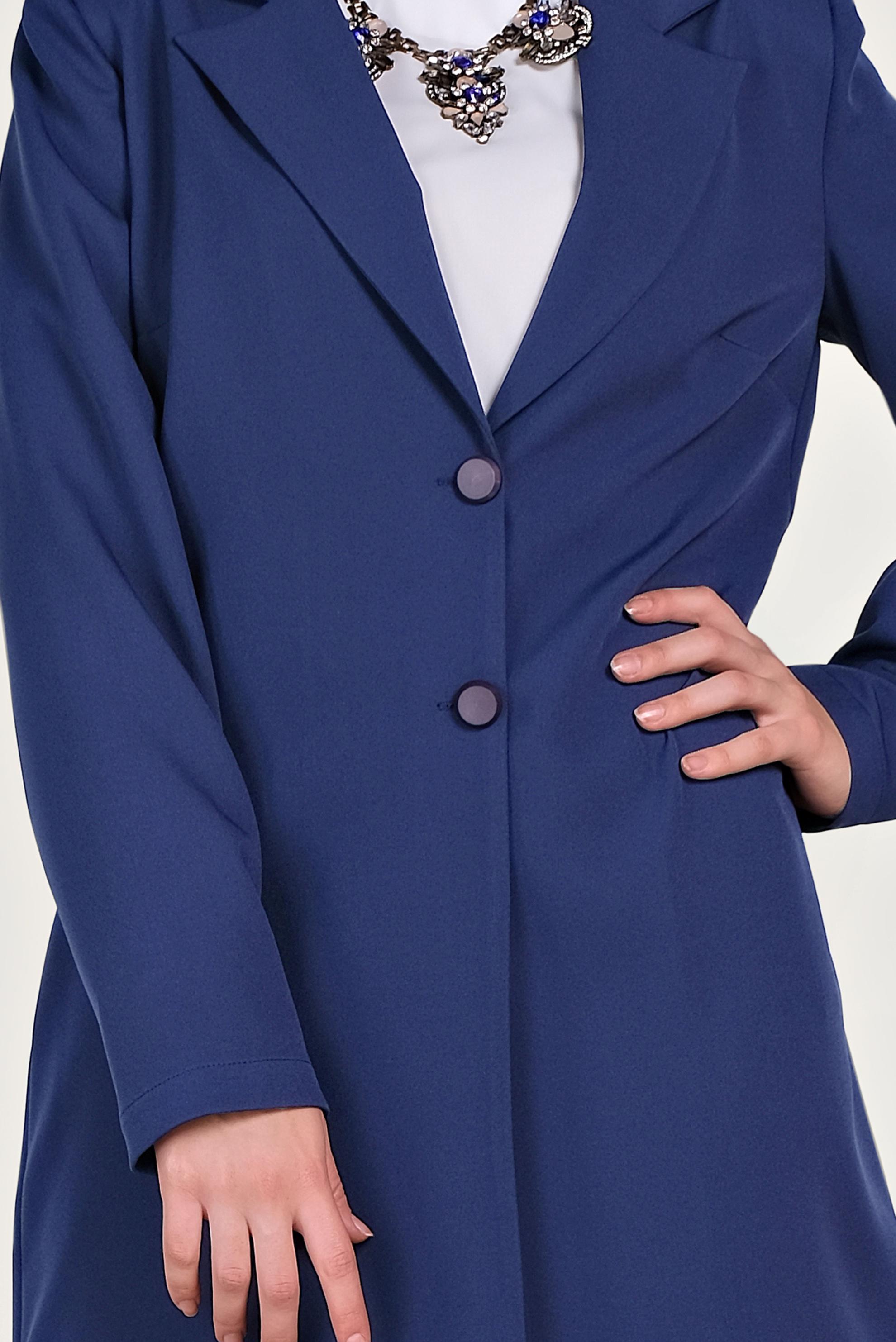Hijab clothing NAVY BLUE CLASSIC 2-PIECE SUIT WITH PANTS 40531 