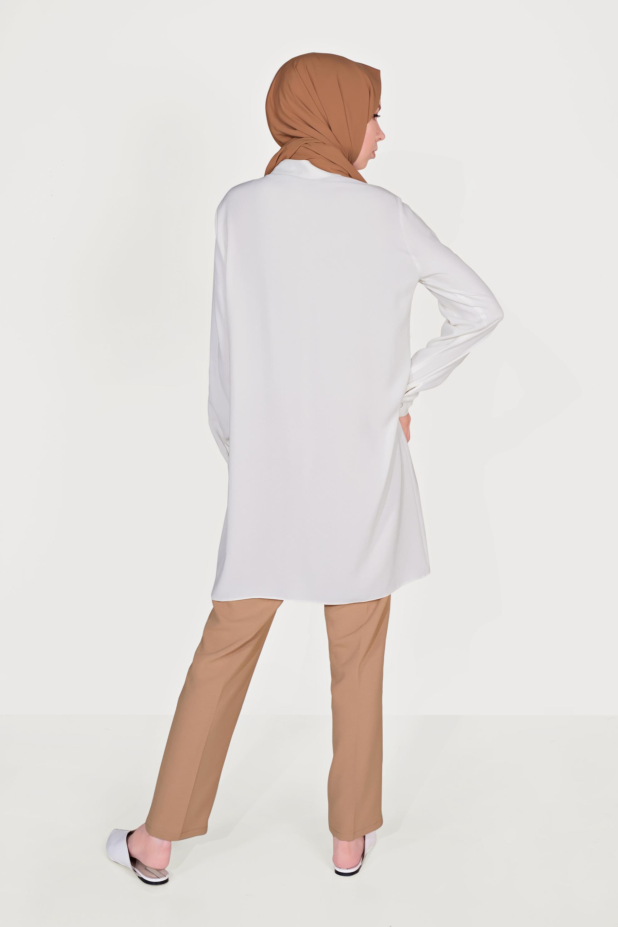 Hijab clothing BROWN 40668 EVA KETEN 2&prime;Lİ PANT.TAKIM 38/46 TEK40