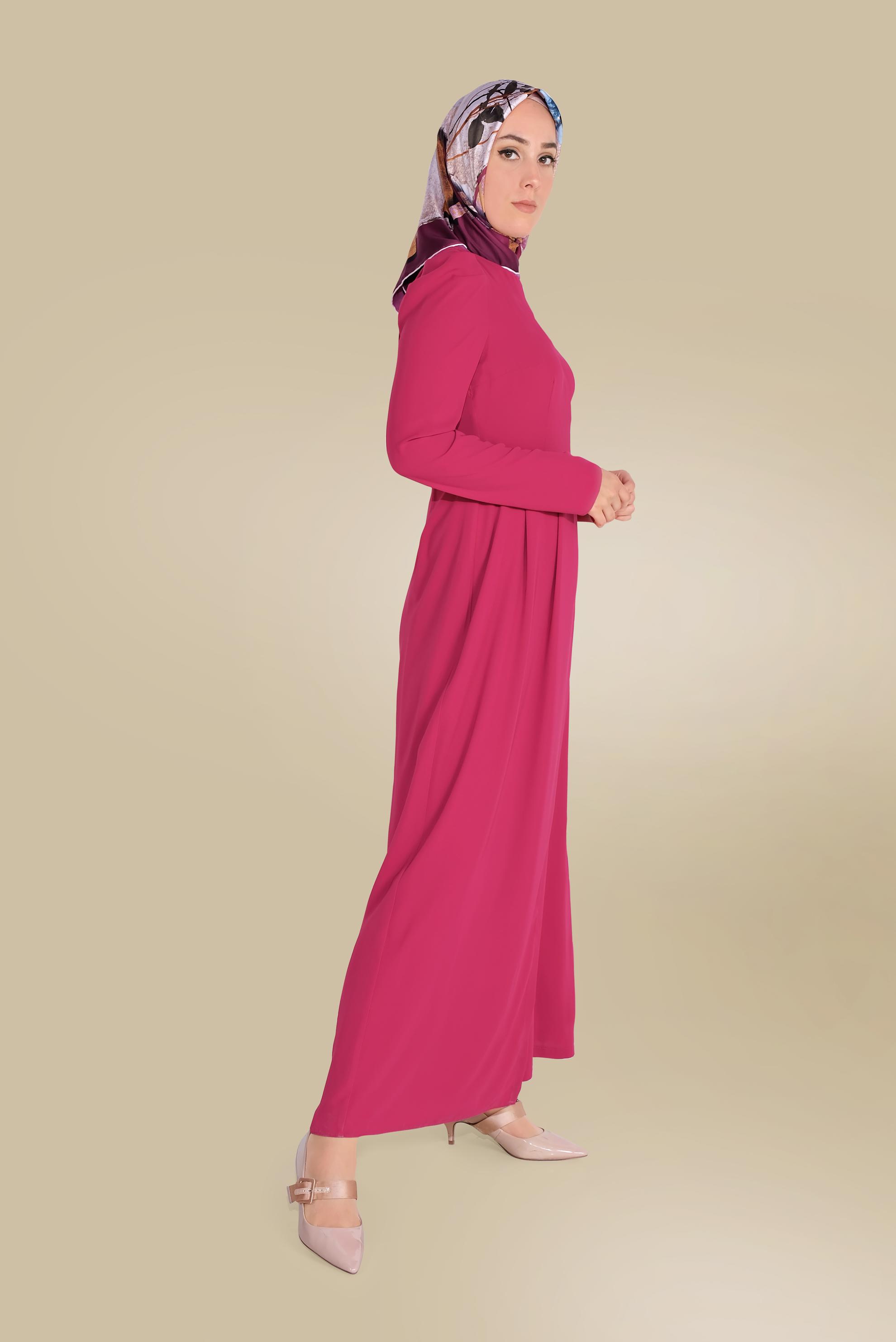 Vêtements hijab FUCHSIA SALOPETTE ATTACHÉ À CÔTÉ 40486