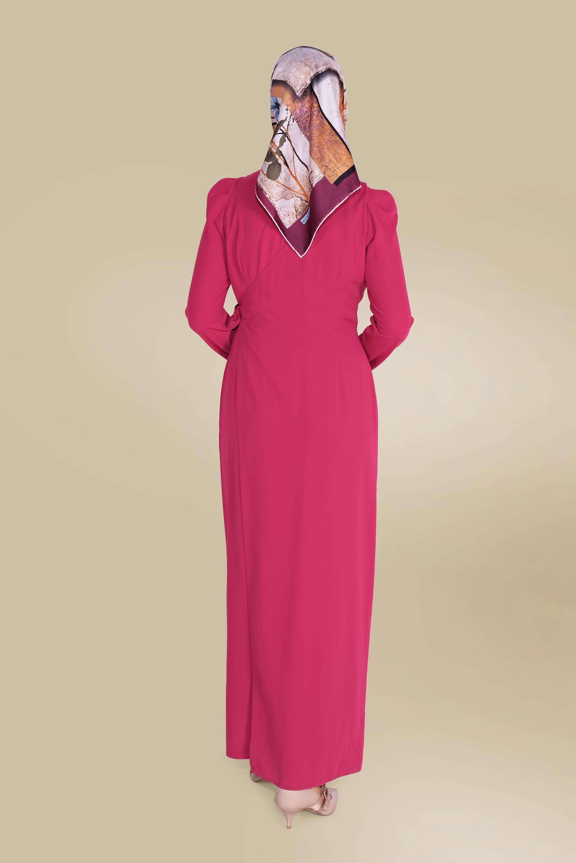 Vêtements hijab FUCHSIA SALOPETTE ATTACHÉ À CÔTÉ 40486