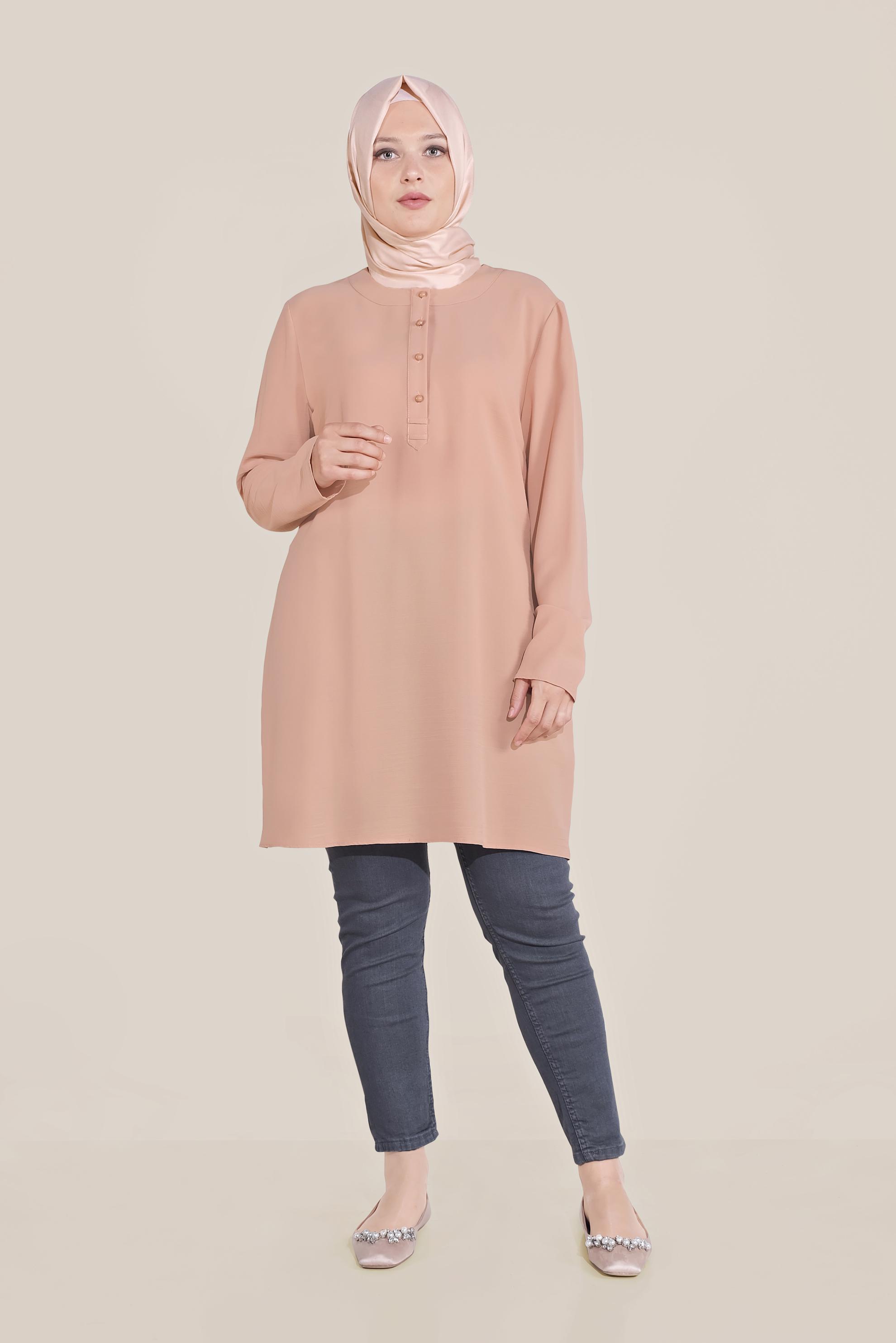 Vêtements hijab POUDRE 20040 44251 TUNİK 44/50 TEK42