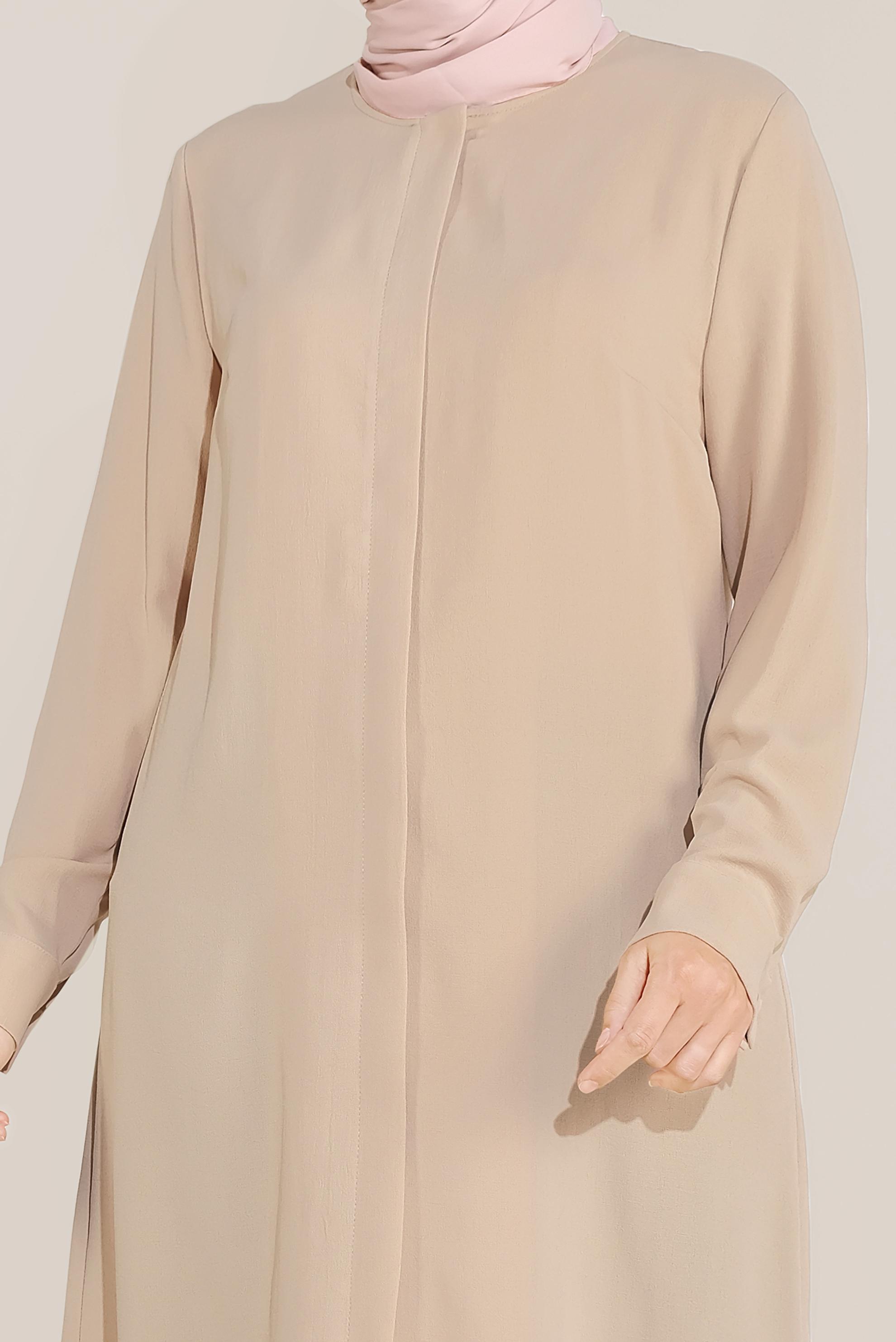 Hijab clothing BEIGE 20041 44402 TUNİK 44/50 TEK42