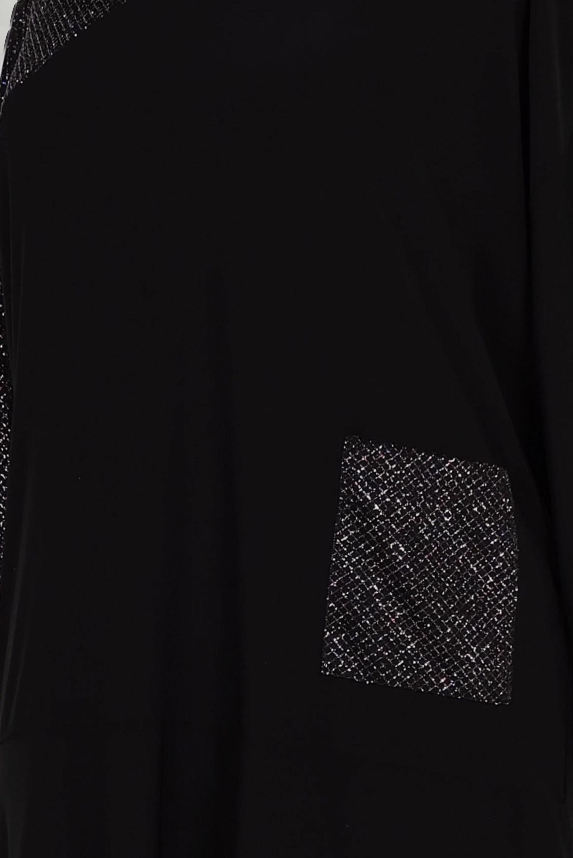 Tesettür giyim SİYAH SİMLİ TUNİK 2881