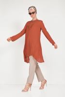 şifon plise şıklığı