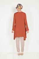 şifon plise şıklığı