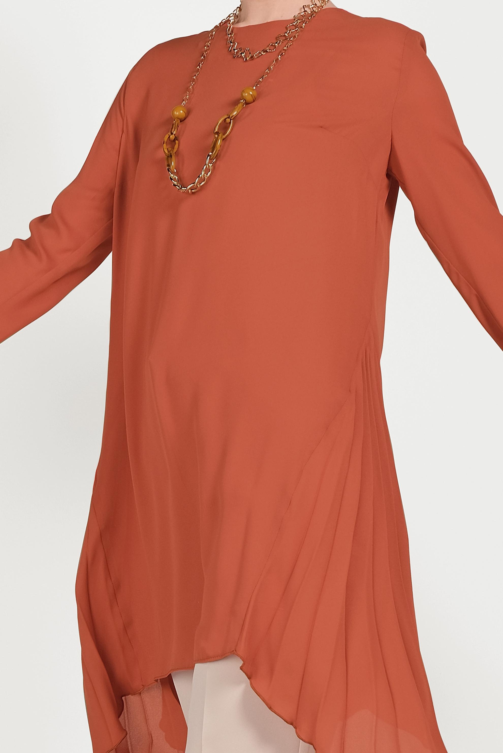 şifon plise şıklığı