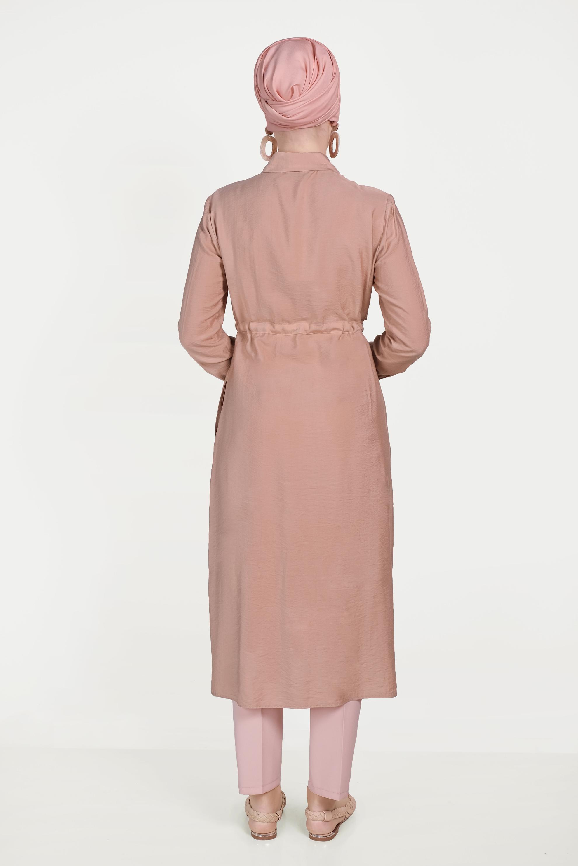 Hijab clothing POWDER SMOCKING TUNIC 40472 