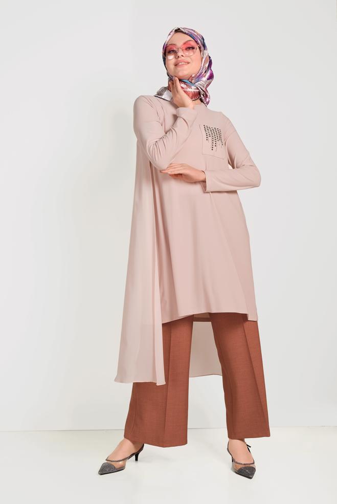 Tesettür giyim  Uçuş uçuş yaz - ALVİNA