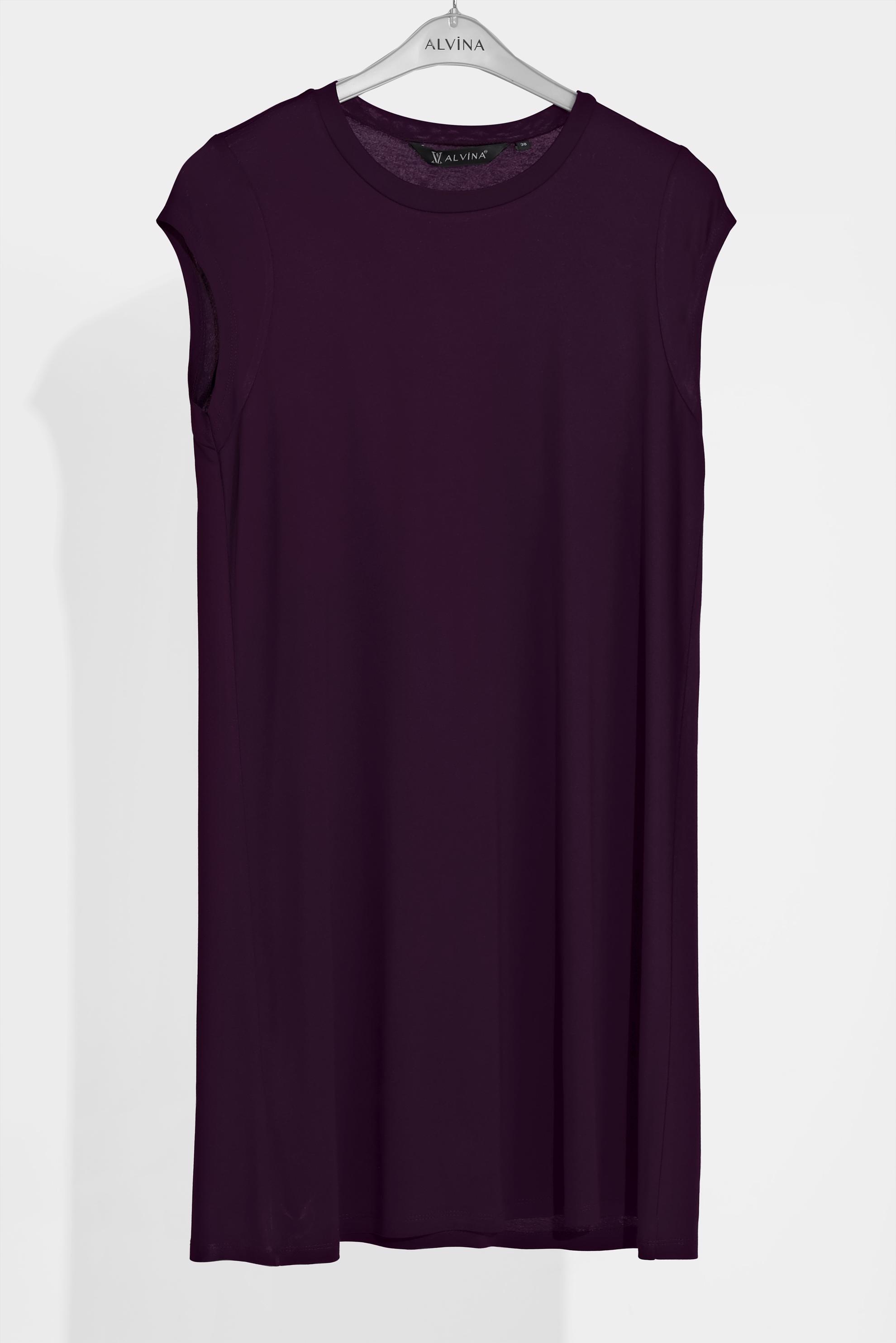 Tesettür giyim MOR KOLSUZ İÇ TUNİK 40826