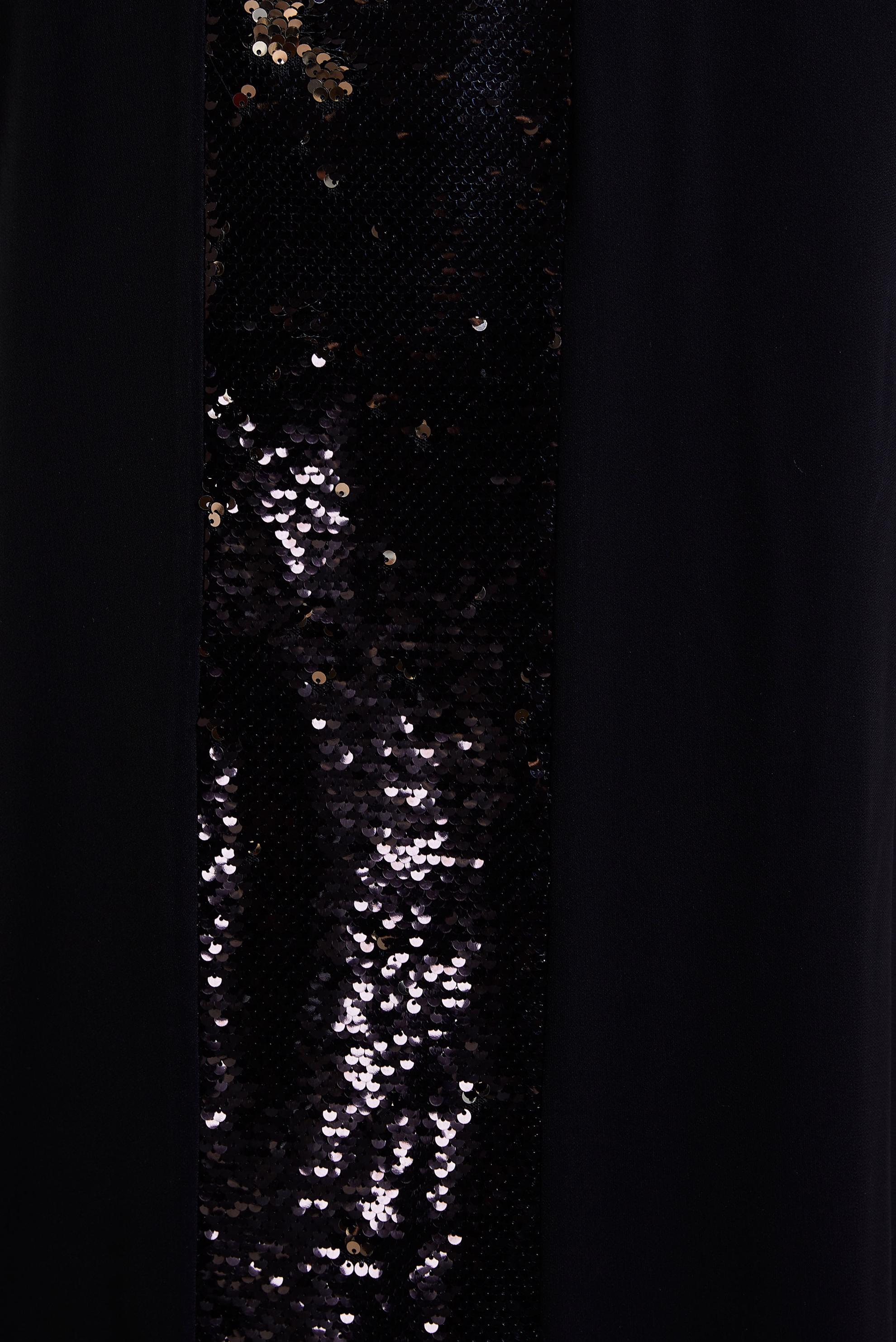 Hijab clothing BLACK SEQUINED TUNIC WITH JACKET 4516