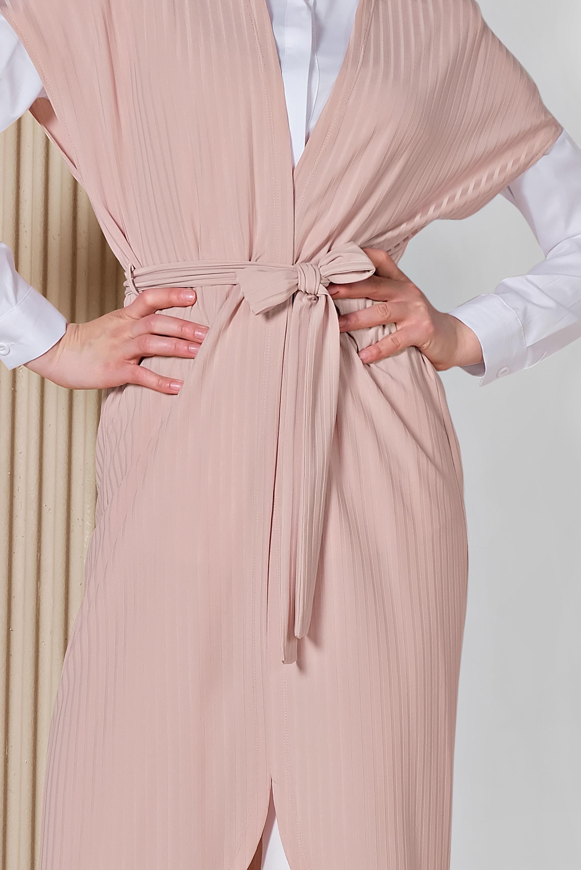 Hijab clothing POWDER BELTED VEST 4241 