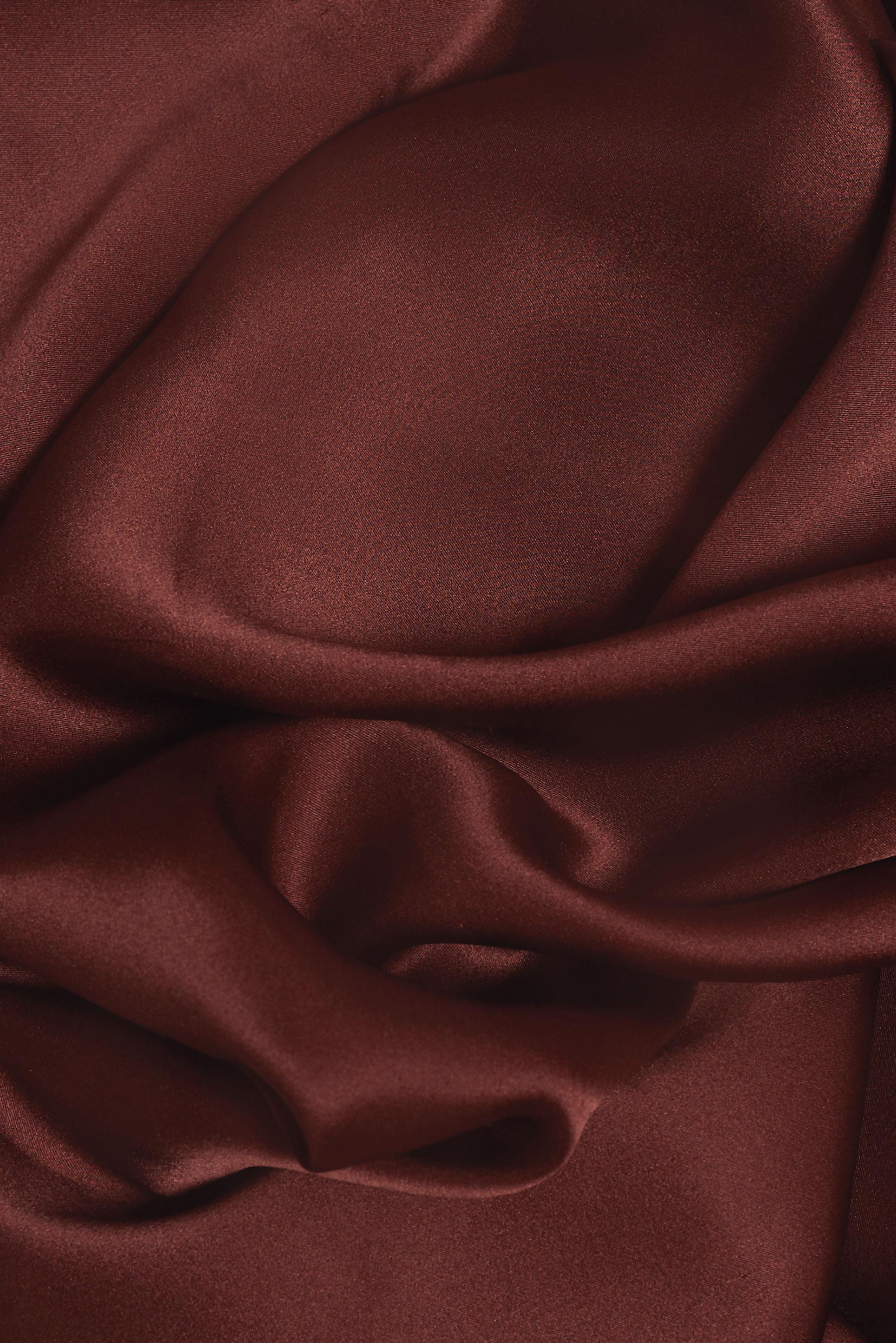 Vêtements hijab ROUGE BORDEAUX ÉCHARPE EN SOIE ALVINA 8056