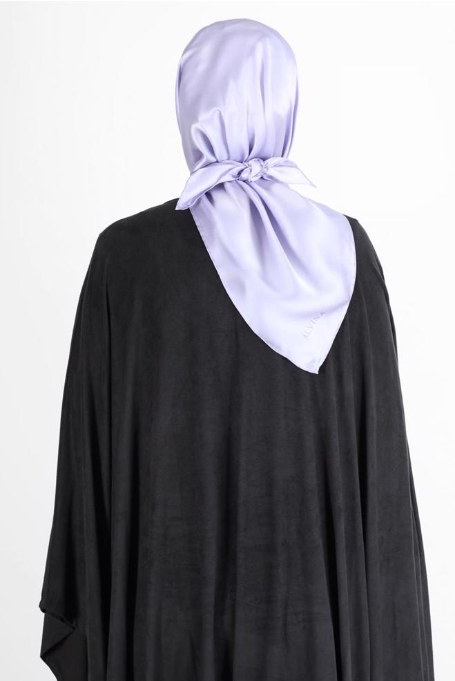 Vêtements hijab POURPRE ÉCHARPE EN SOIE ALVINA 8056 - ALVİNA
