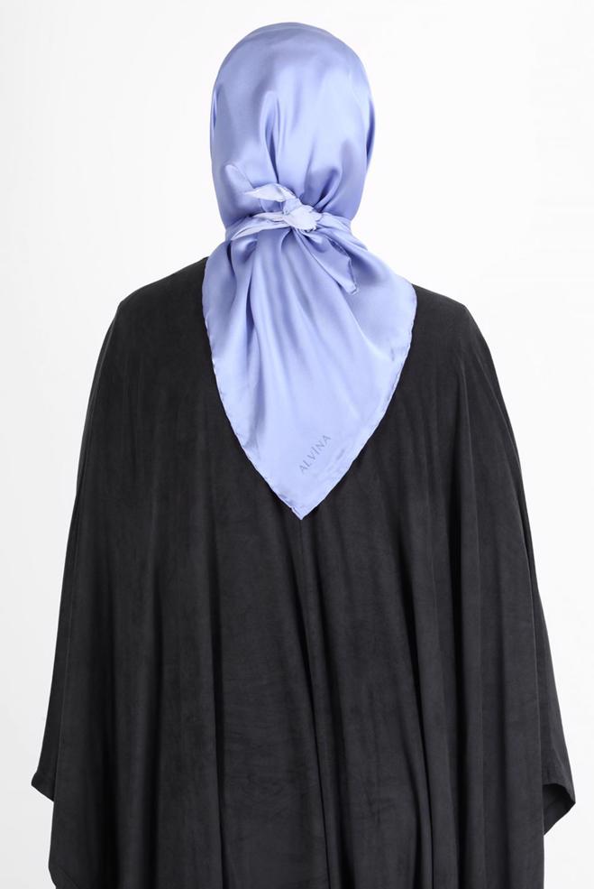 Vêtements hijab POURPRE ÉCHARPE EN SOIE ALVINA 8056 - ALVİNA