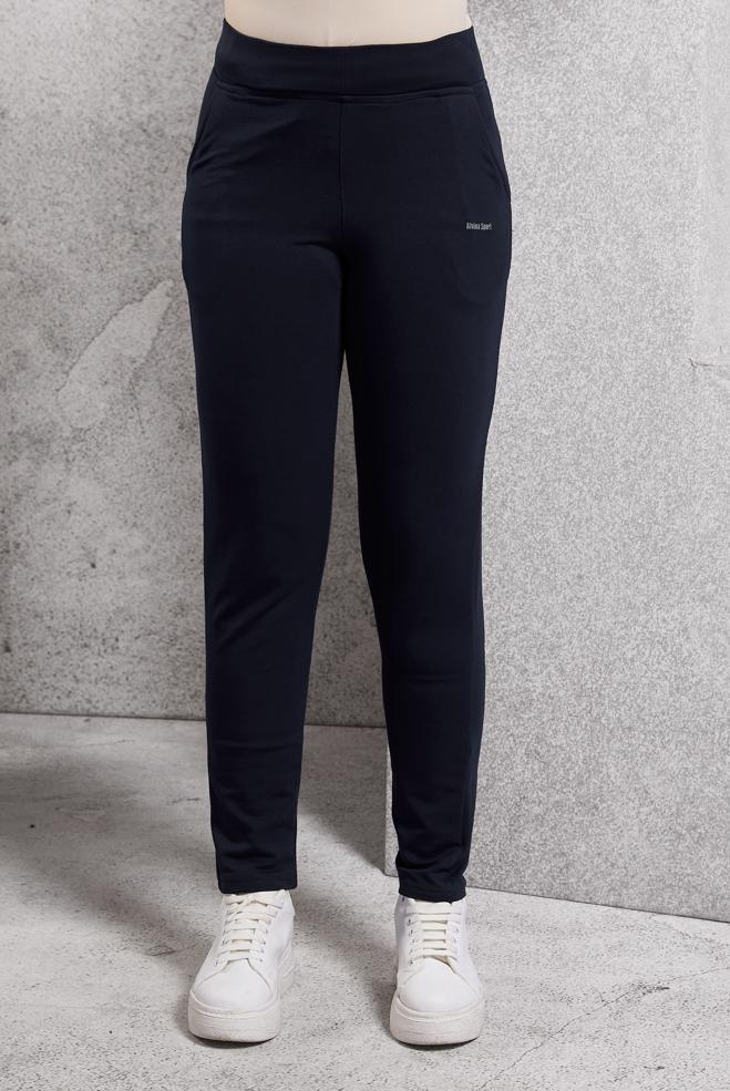 Vêtements hijab BLEU MARINE PANTALON DE SURVÊTEMENT À JAMBE ÉTROITE 70069 - ALVİNA