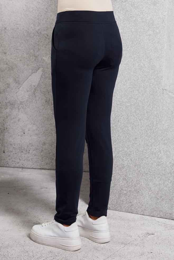 Vêtements hijab BLEU MARINE PANTALON DE SURVÊTEMENT À JAMBE ÉTROITE 70069 - ALVİNA