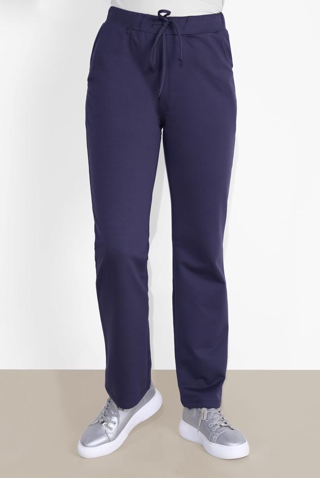 Vêtements hijab BLEU MARINE PANTALON DE SURVÊTEMENT EN COTON 7604 - ALVİNA