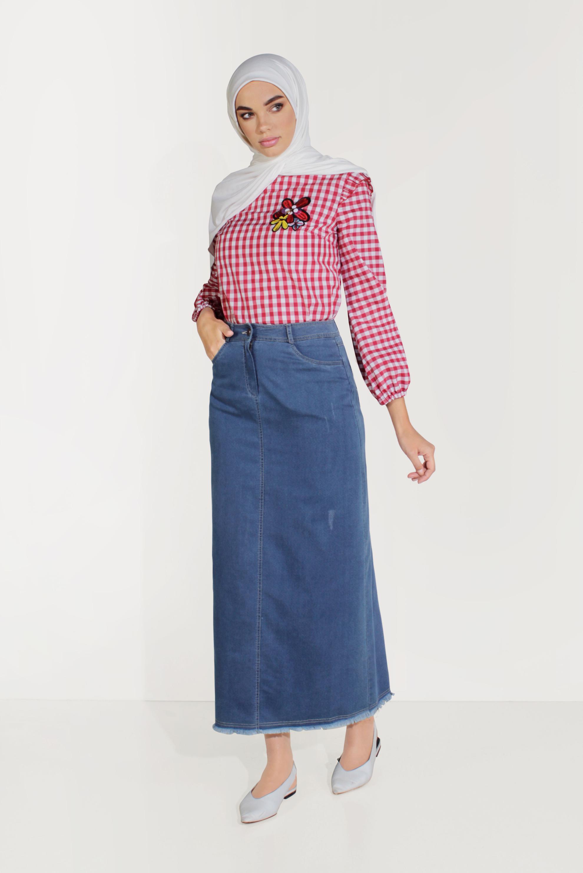 Vêtements hijab BLEU MARINE 60078 3485 ETEK 36/44