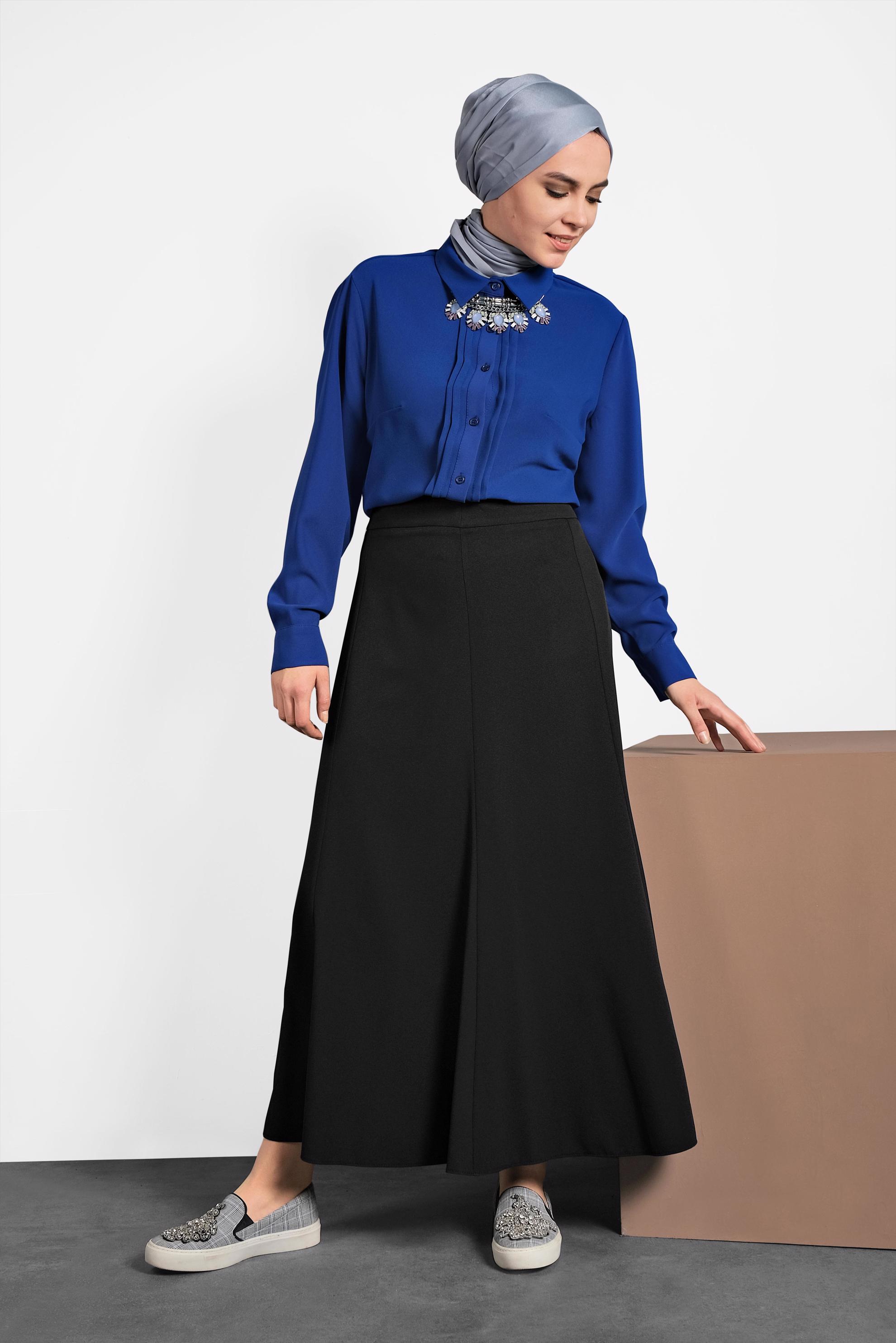 Vêtements hijab BLEU CHEMISIER CTELÉ 20015