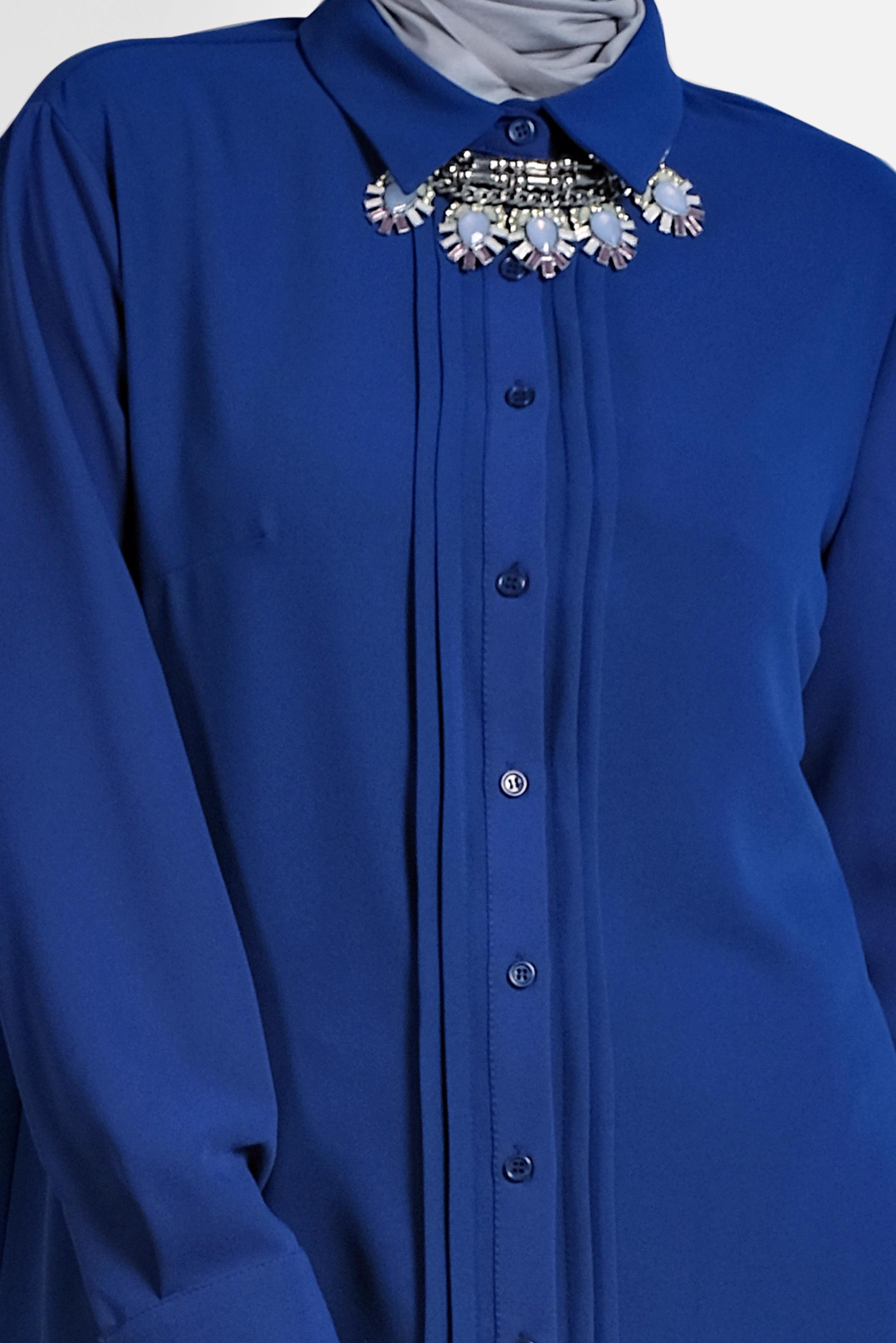 Vêtements hijab BLEU CHEMISIER CTELÉ 20015