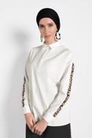 KOLLARI ŞERİTLİ BLUZ 40288