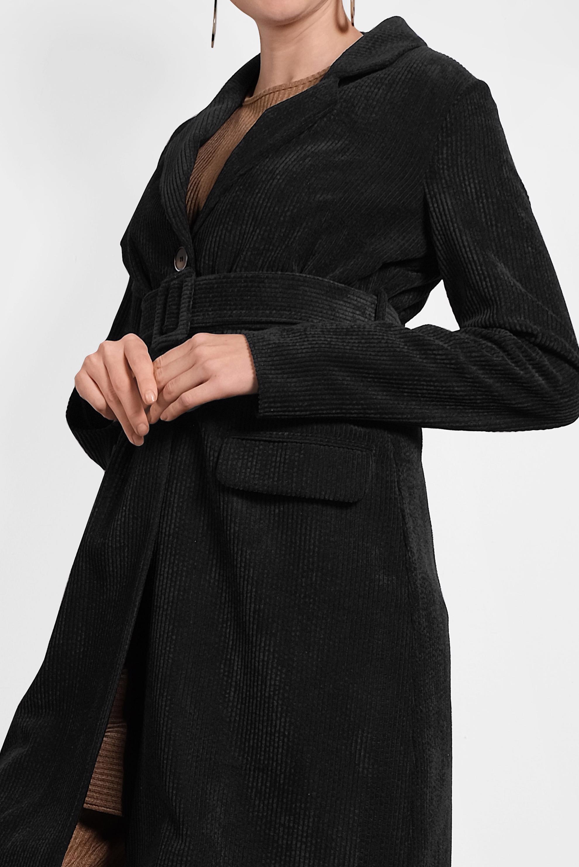 Tesettür giyim SİYAH KADİFE CEKET 40351